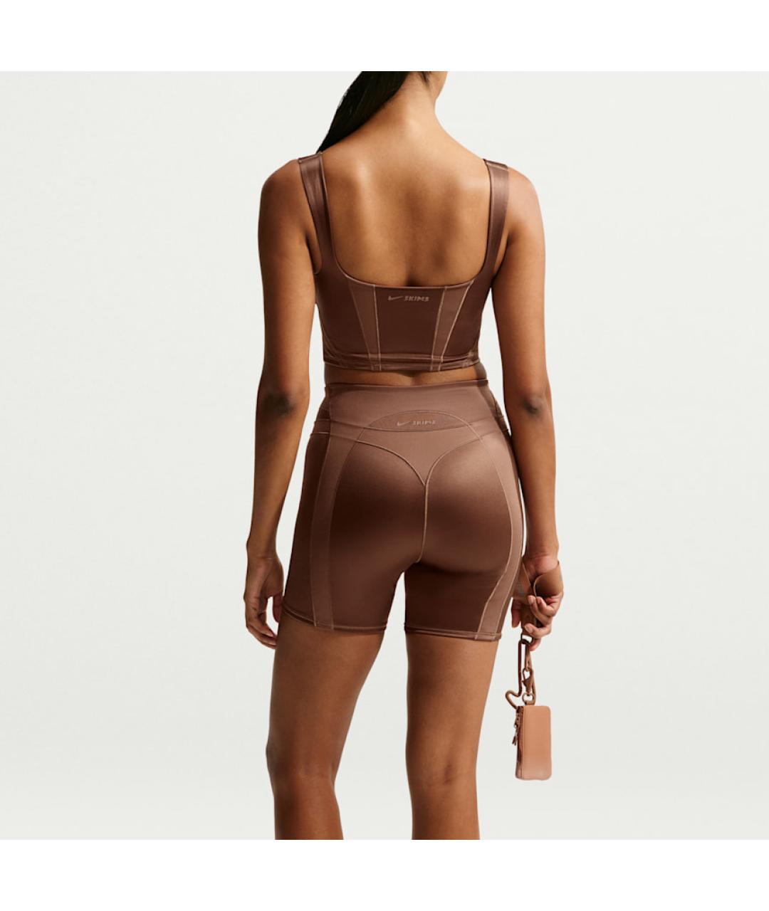 NIKE Коричневая майка, фото 4