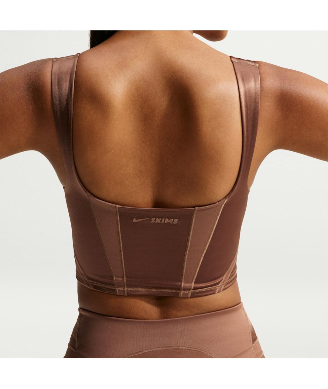 NIKE Коричневая майка, фото 5