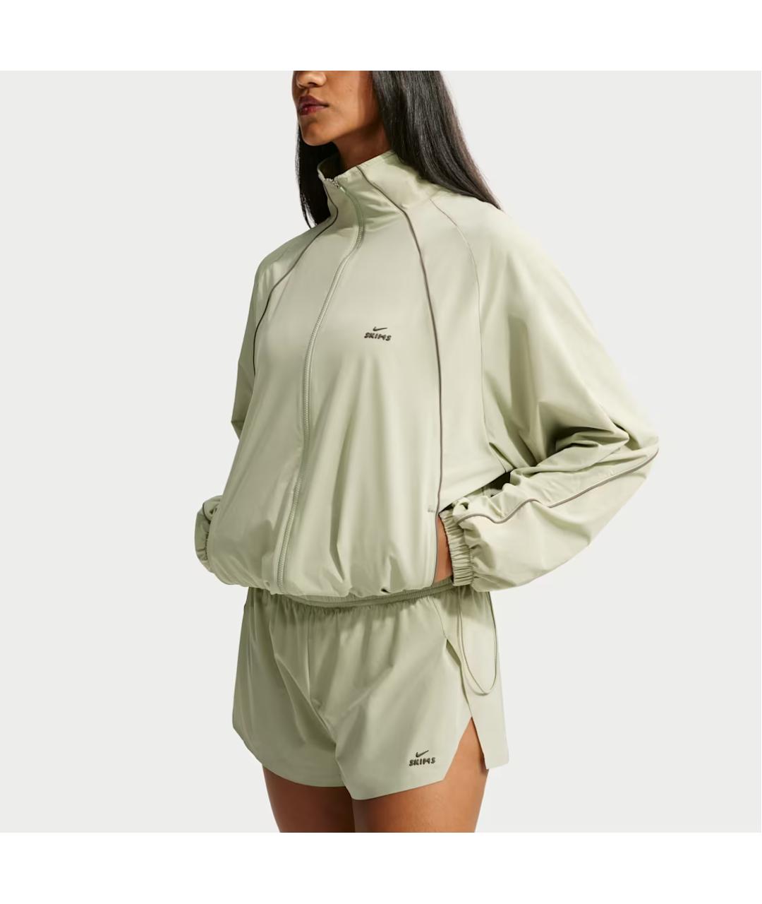 NIKE Салатовая нейлоновая куртка, фото 5