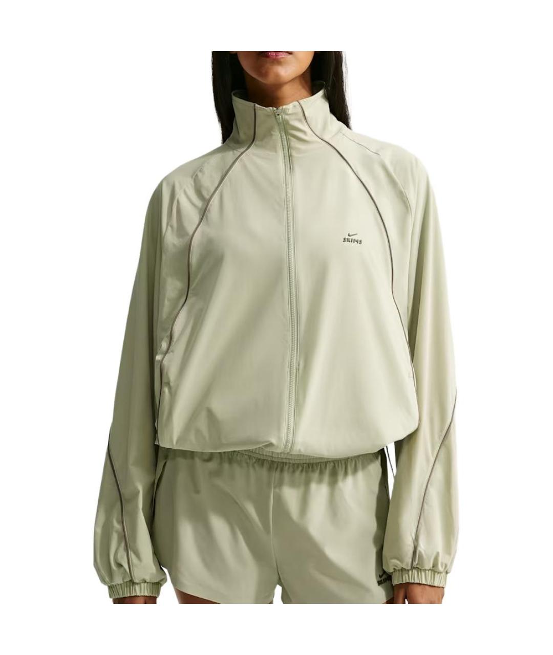 NIKE Салатовая нейлоновая куртка, фото 6