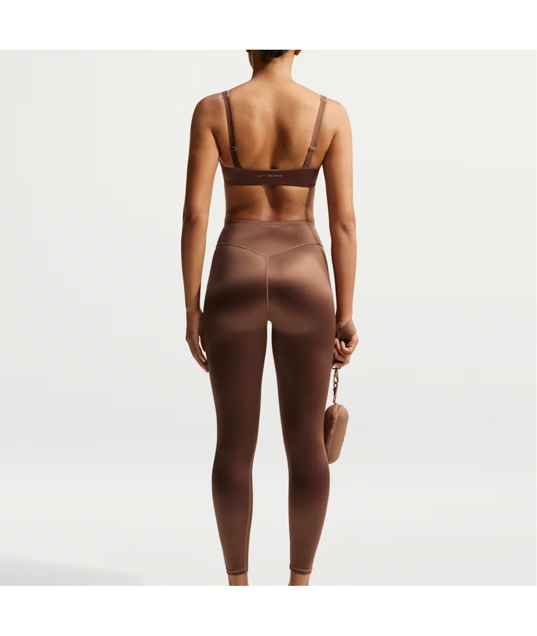 NIKE Коричневый бюстгалтеры, фото 4