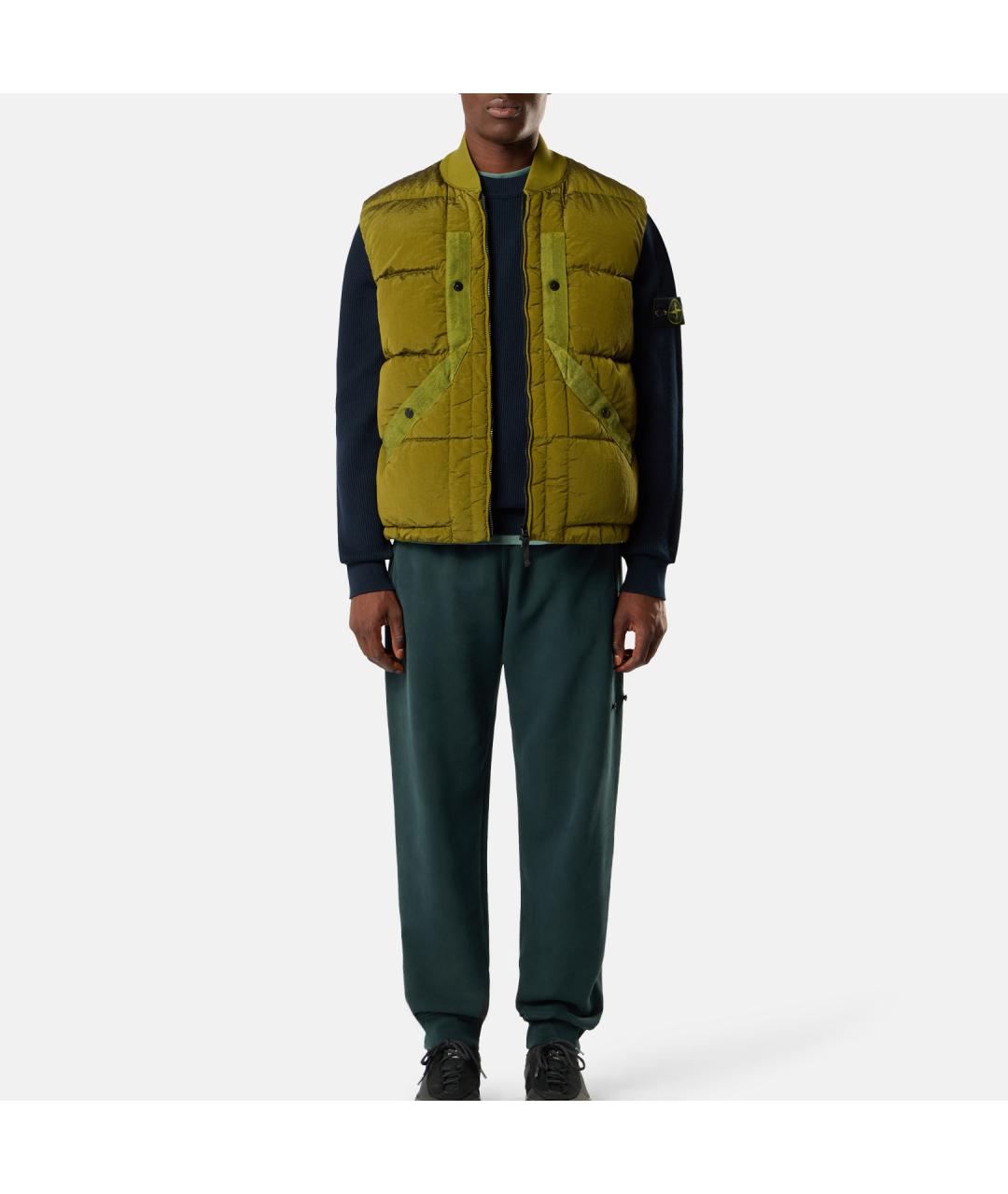 STONE ISLAND Темно-синий джемпер / свитер, фото 3