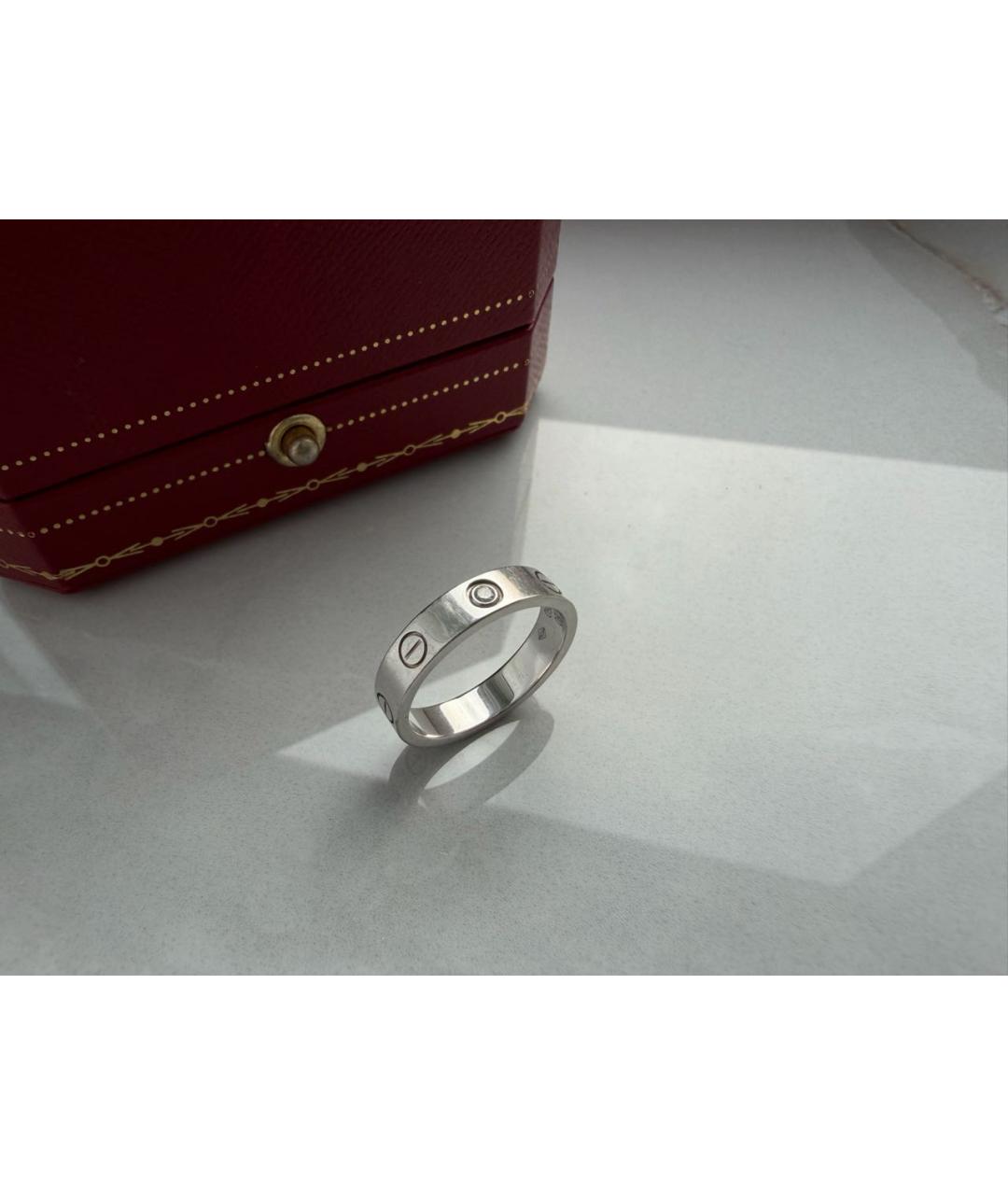 CARTIER Серебряное кольцо из белого золота, фото 3