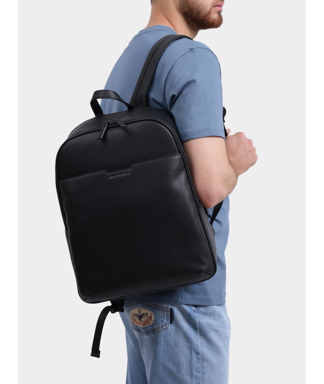 ARMANI EXCHANGE Черный рюкзак, фото 2