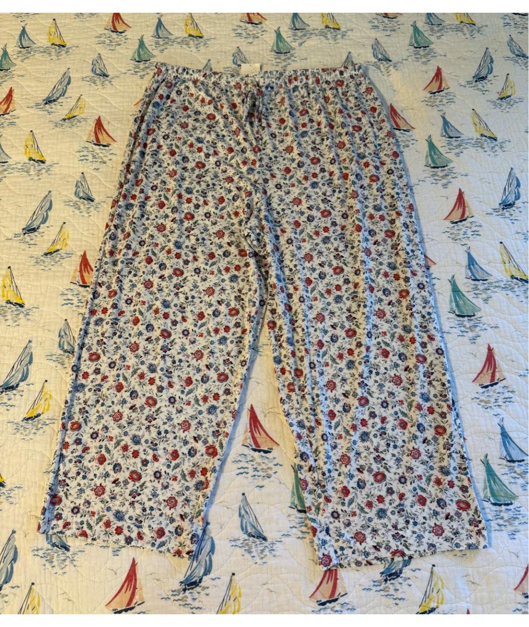 RALPH LAUREN Белая хлопковая пижама, фото 2