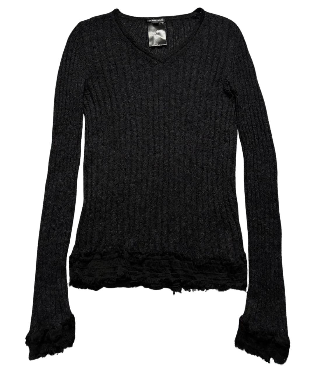 ANN DEMEULEMEESTER Черный шерстяной джемпер / свитер, фото 1
