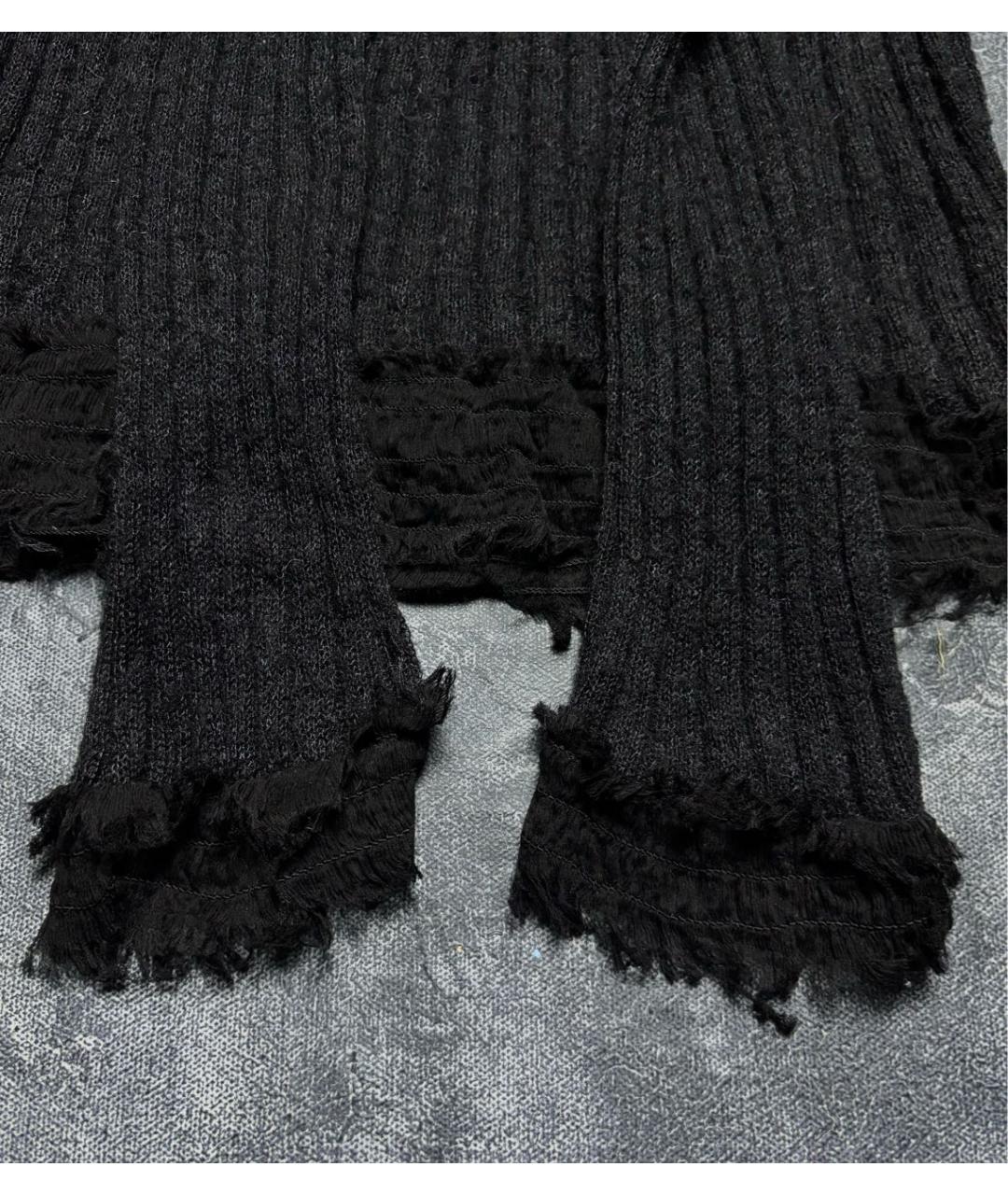 ANN DEMEULEMEESTER Черный шерстяной джемпер / свитер, фото 5