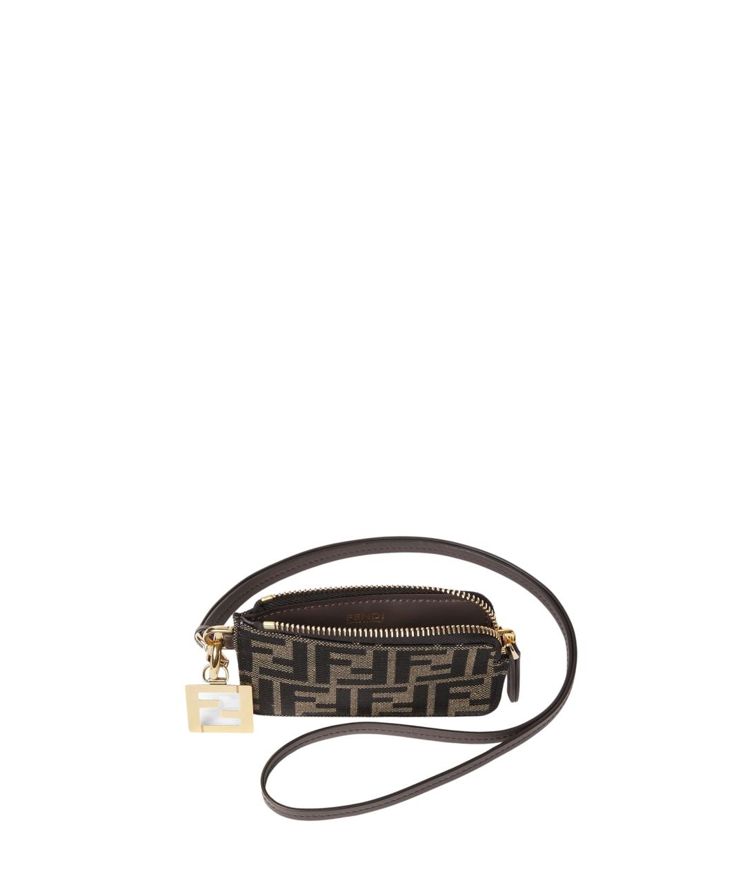 FENDI Коричневый кошелек, фото 3