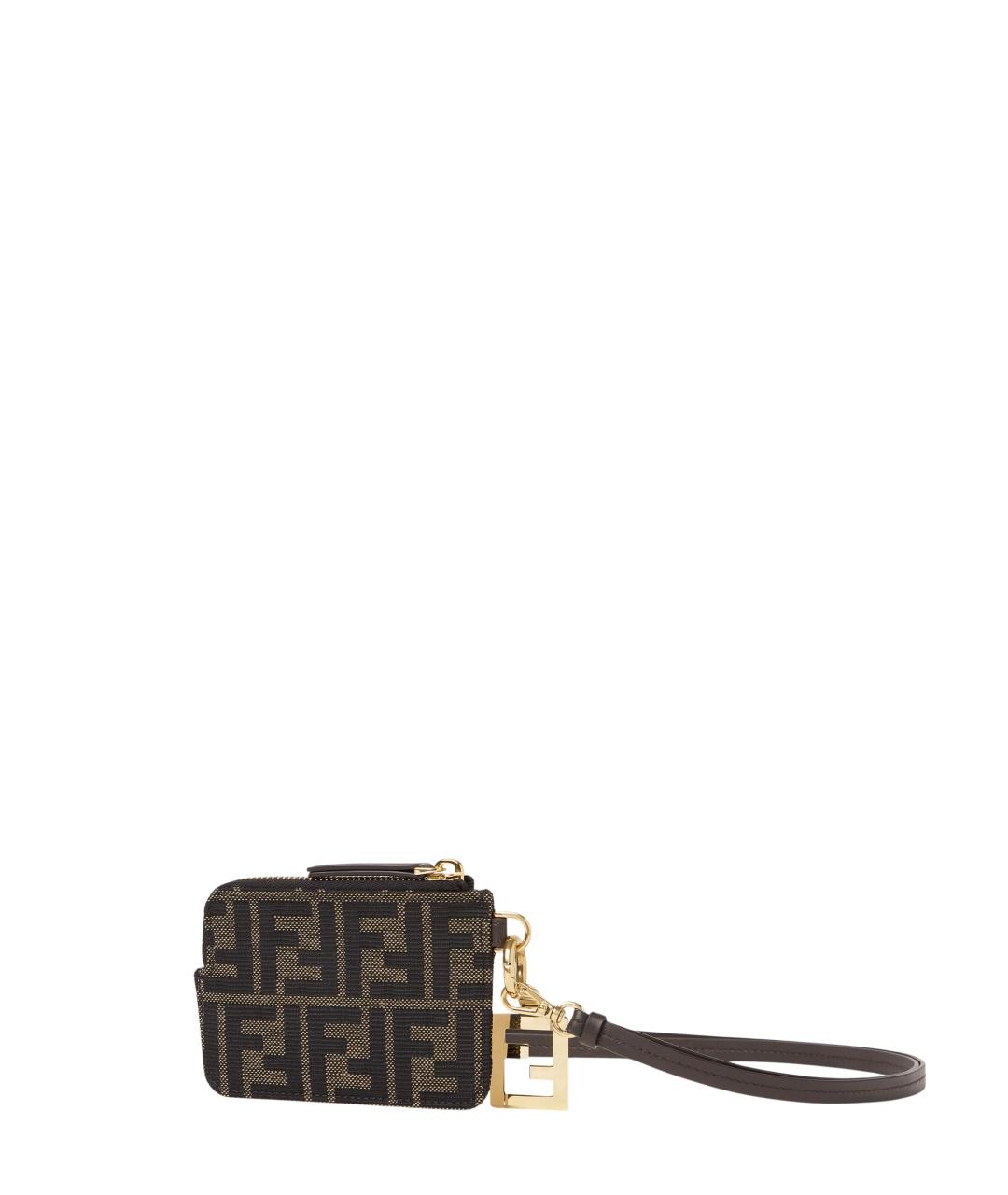 FENDI Коричневый кошелек, фото 2