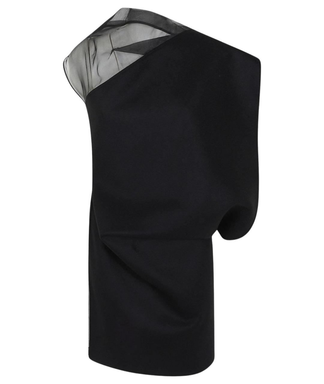 SPORTMAX Черное шерстяное платье, фото 1