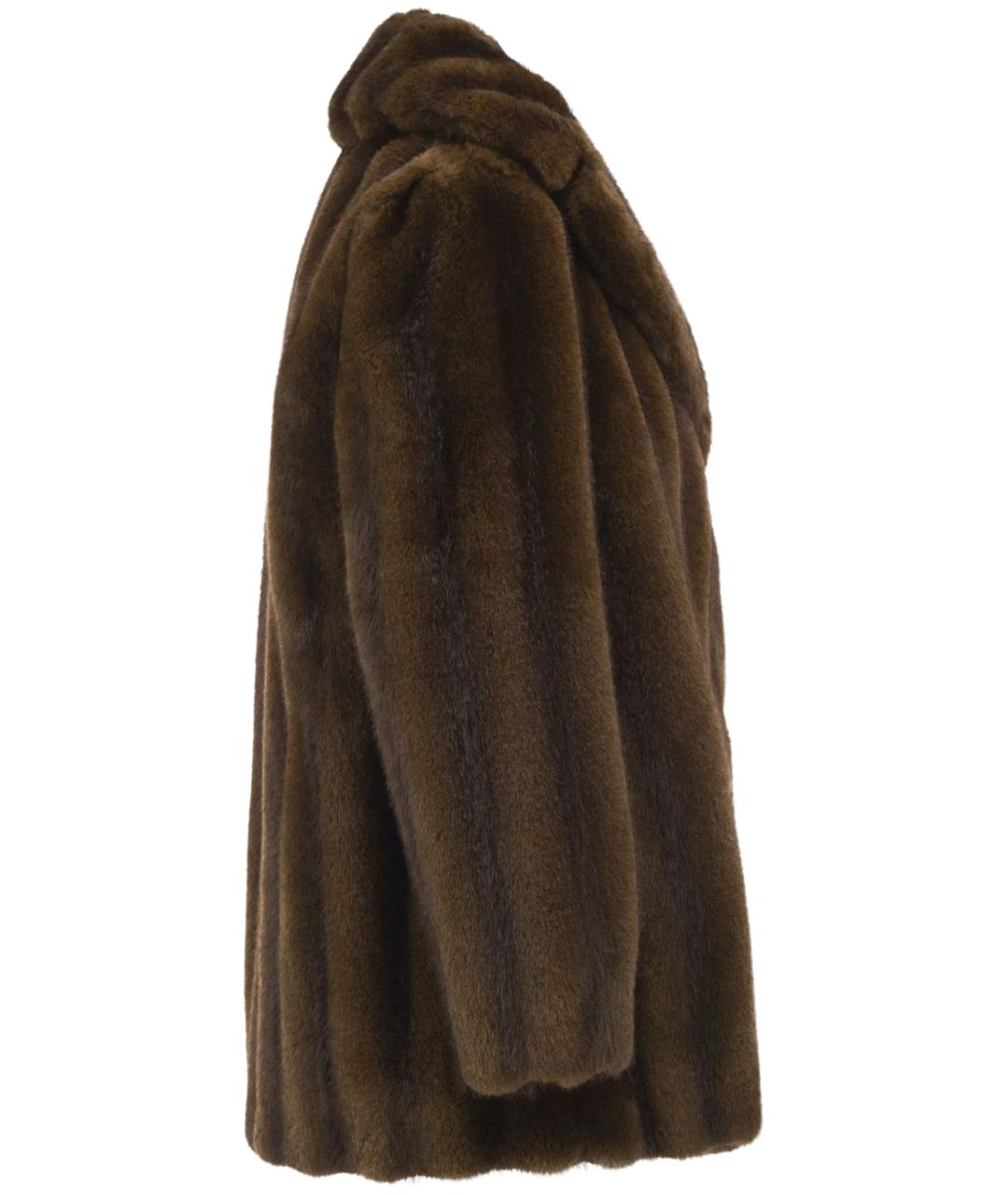 MAX MARA STUDIO Коричневая шуба, фото 3