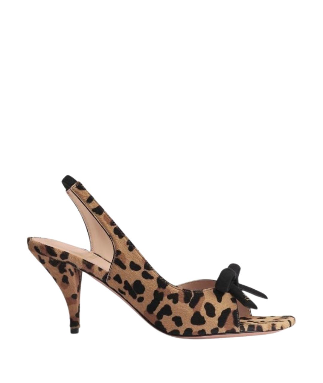 CHRISTIAN DIOR Мульти кожаные туфли, фото 1