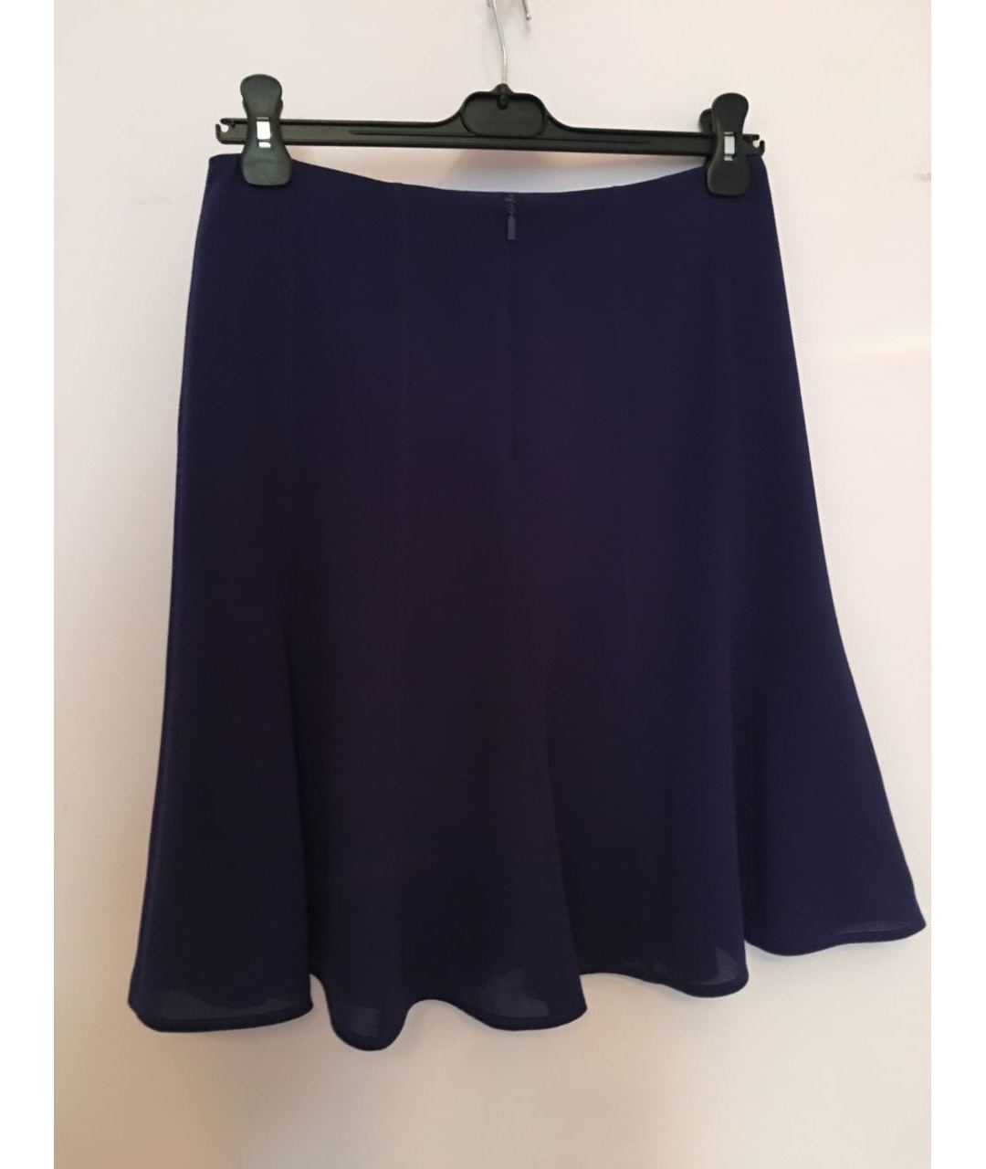 HUGO BOSS Фиолетовая полиэстеровая юбка миди, фото 2