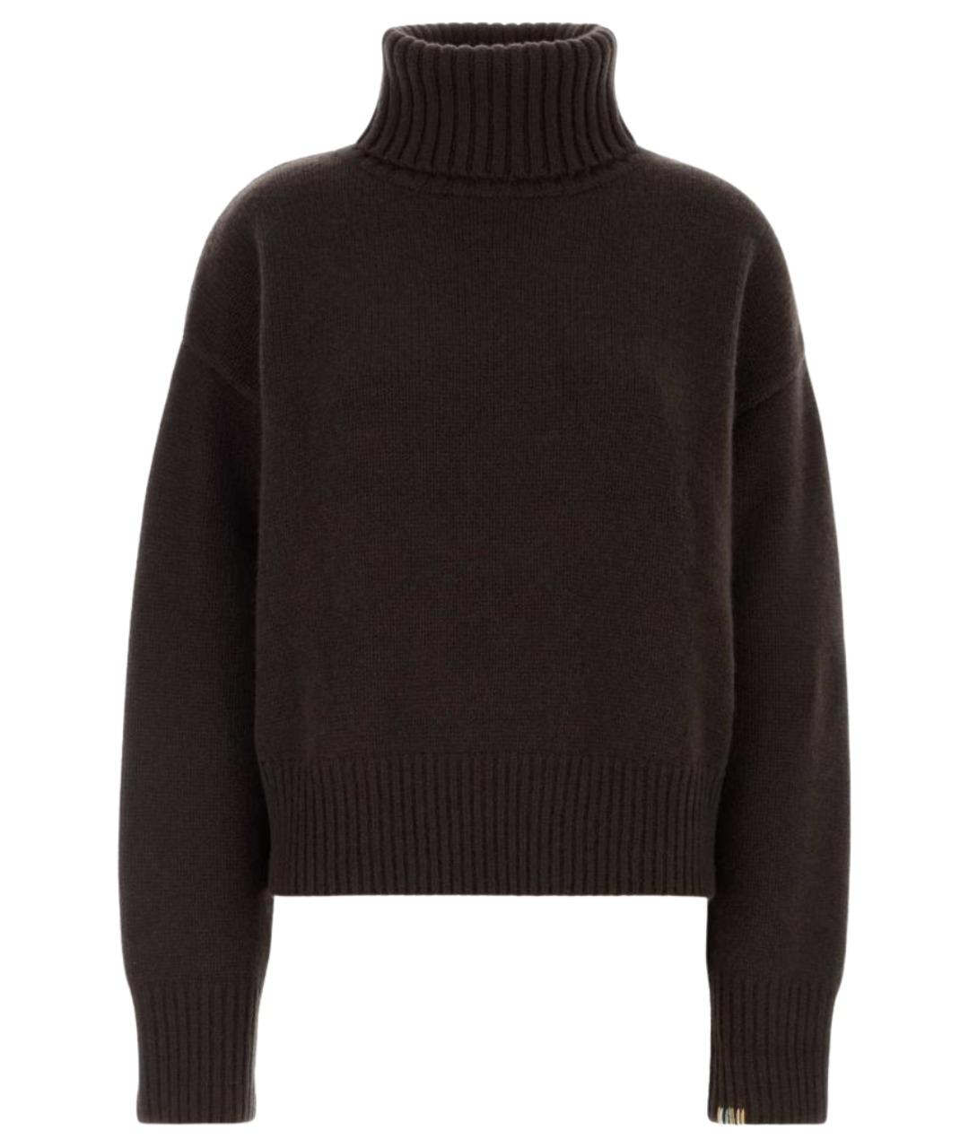 EXTREME CASHMERE Коричневый кашемировый джемпер / свитер, фото 1