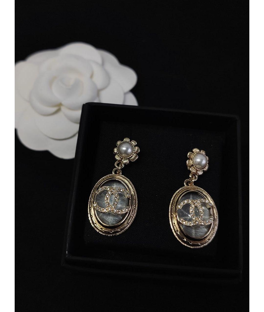 CHANEL Серебряные серьги, фото 6
