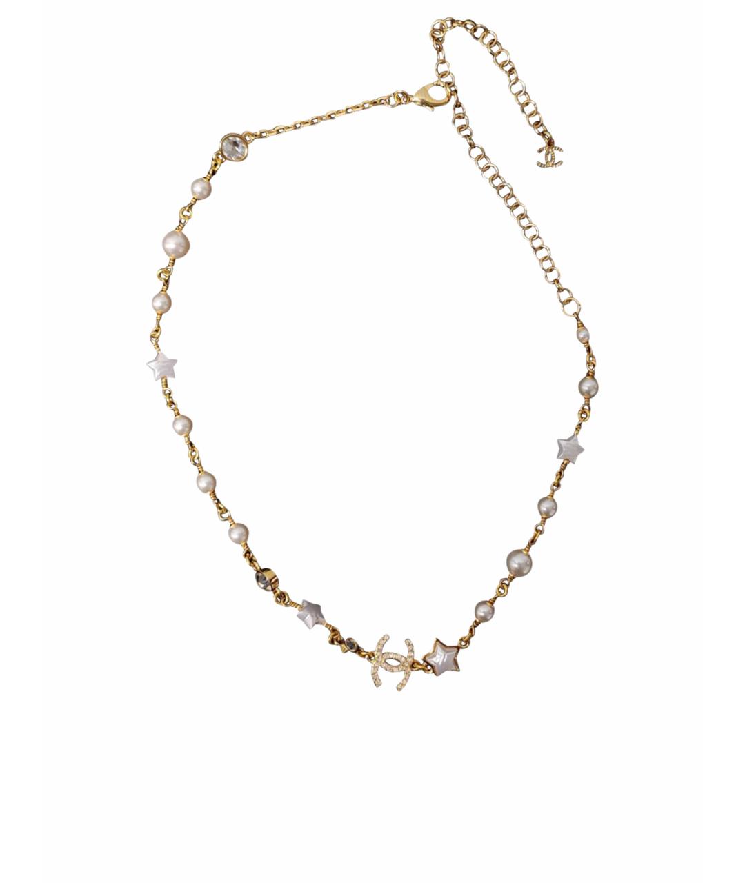 CHANEL Золотое колье, фото 1