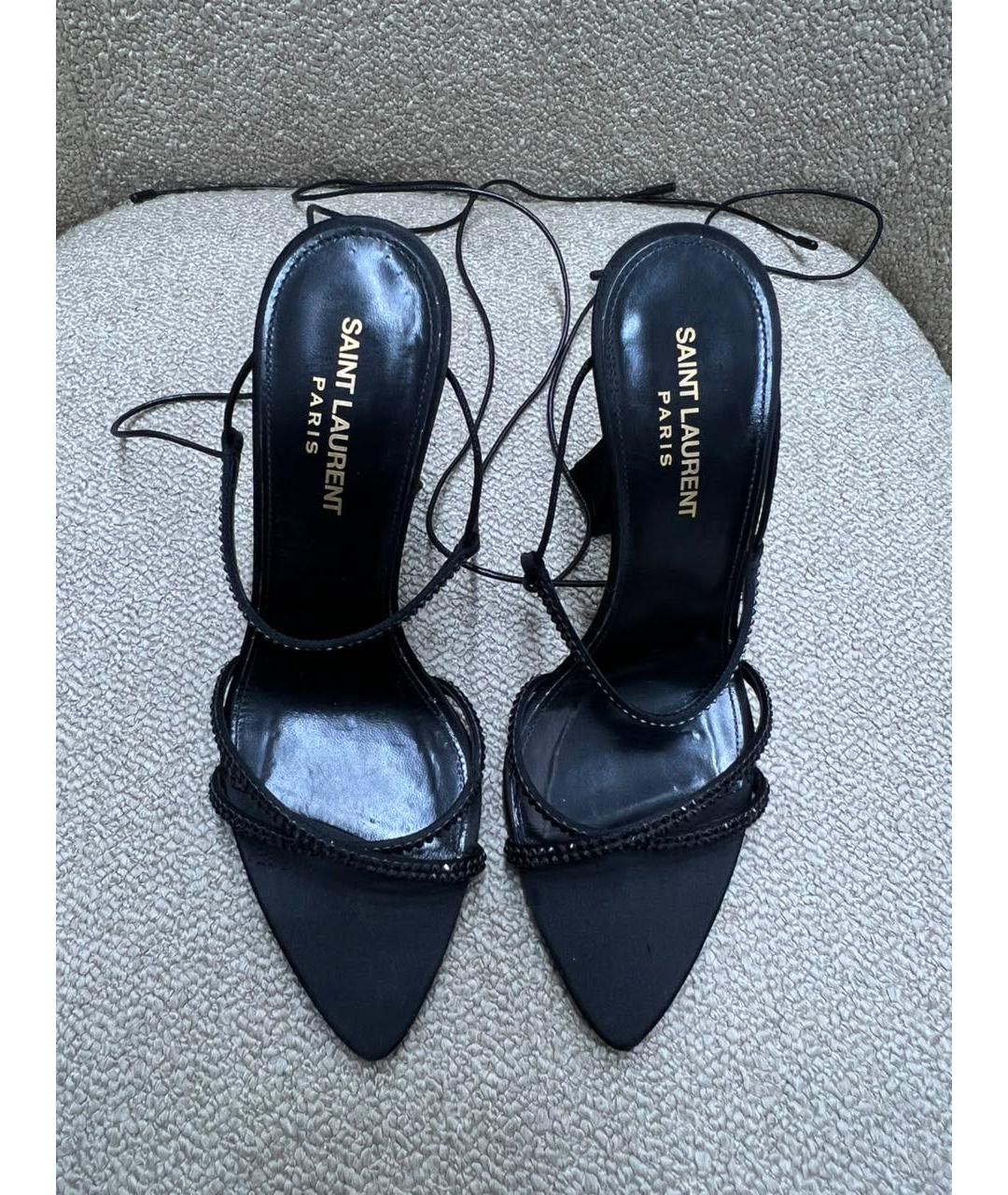 SAINT LAURENT Черные туфли, фото 2