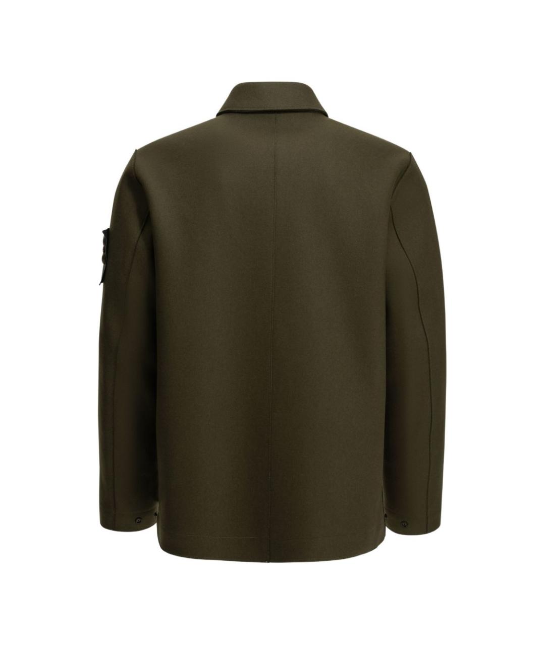 STONE ISLAND Хаки куртка, фото 4