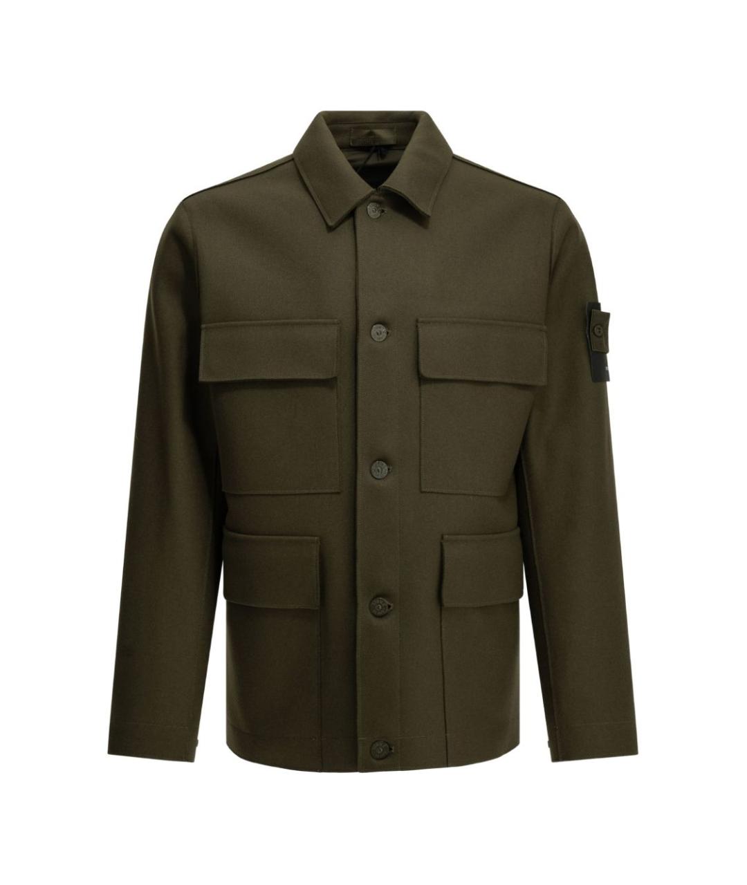 STONE ISLAND Хаки куртка, фото 5
