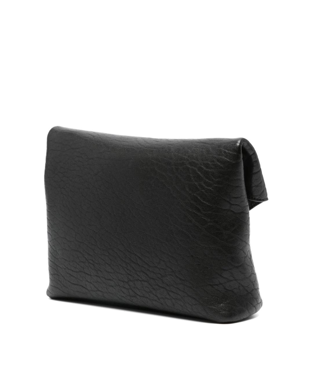SAINT LAURENT Черная кожаная сумка на плечо, фото 4