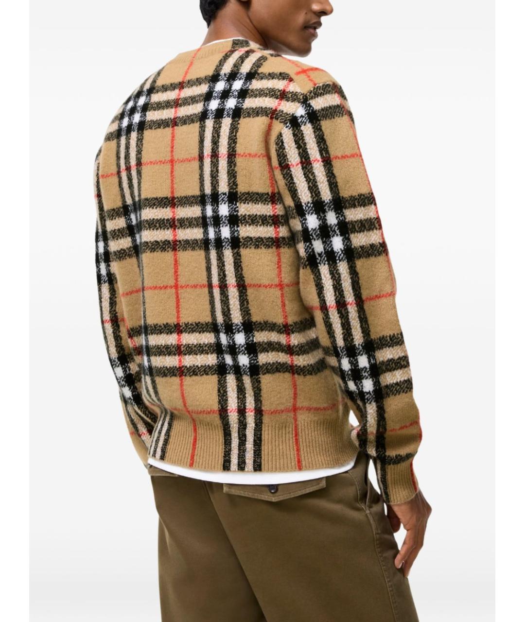 BURBERRY Бежевый джемпер / свитер, фото 3