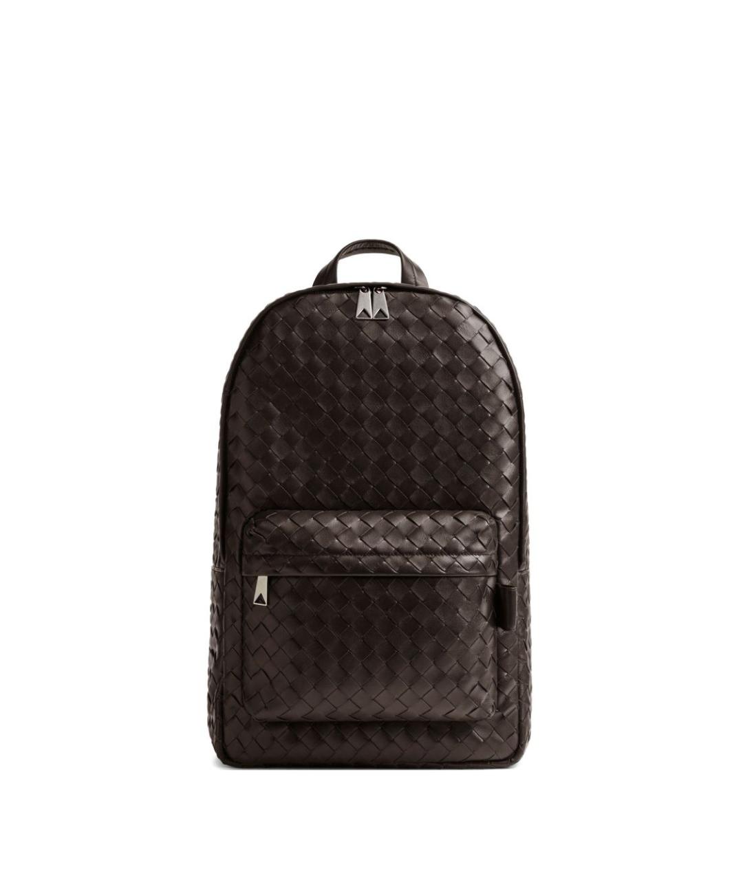 BOTTEGA VENETA Коричневый кожаный рюкзак, фото 5
