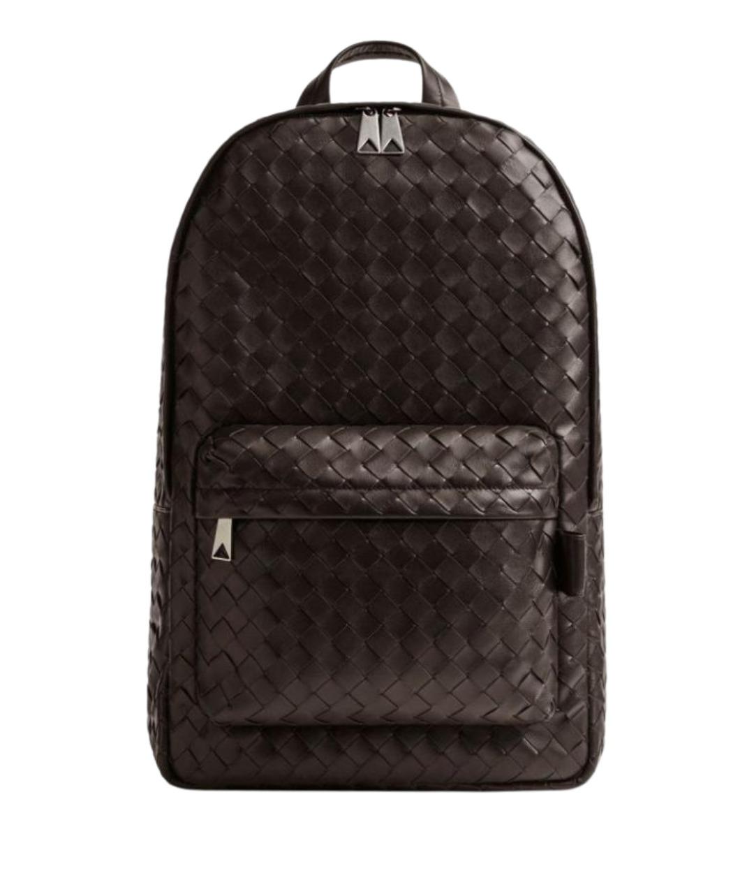 BOTTEGA VENETA Коричневый кожаный рюкзак, фото 1