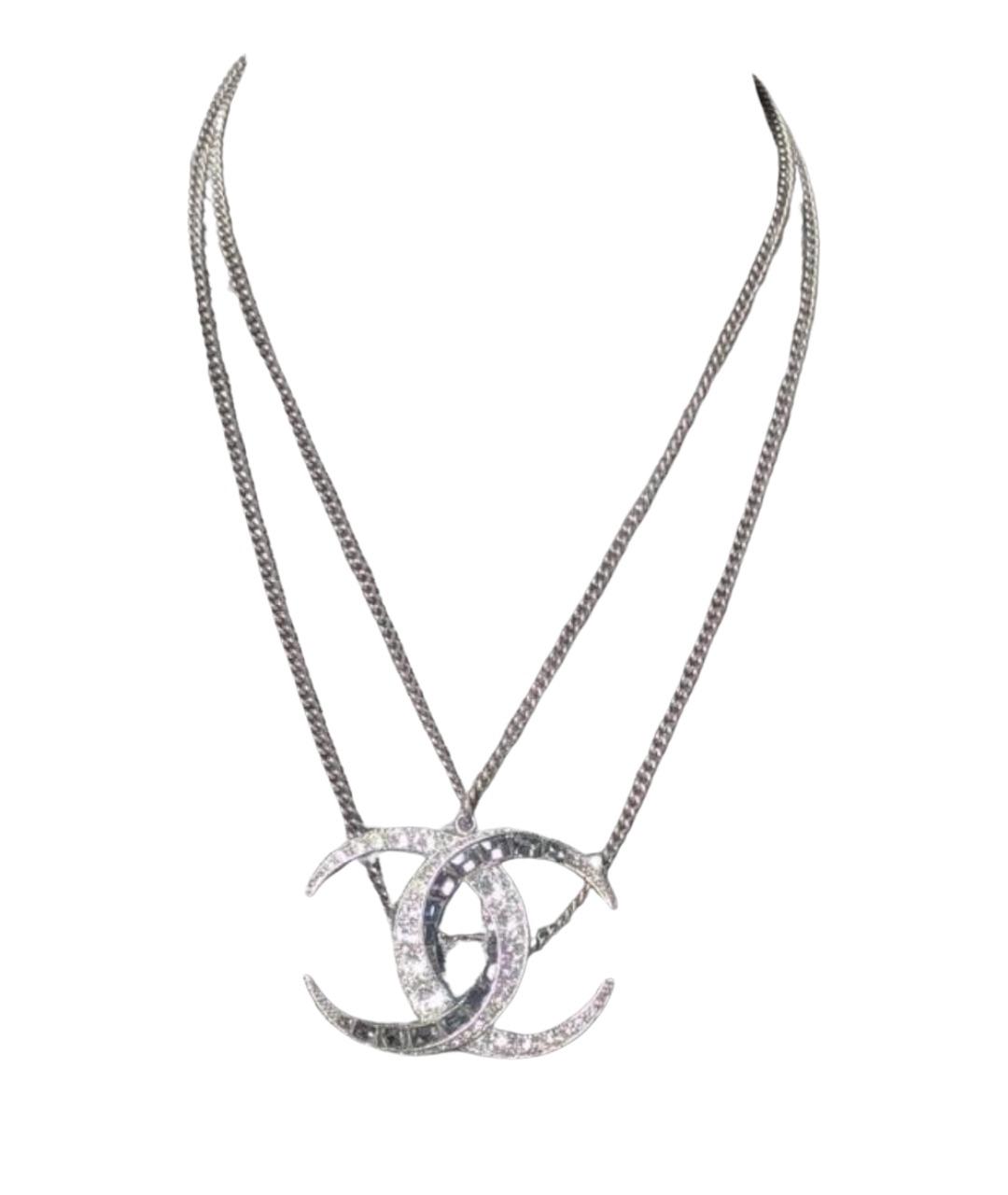 CHANEL Серебряная металлическая подвеска, фото 1
