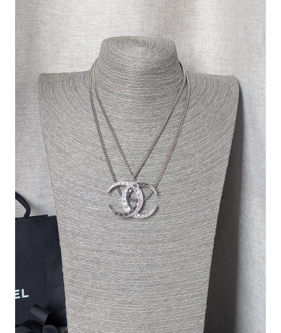 CHANEL Серебряная металлическая подвеска, фото 7