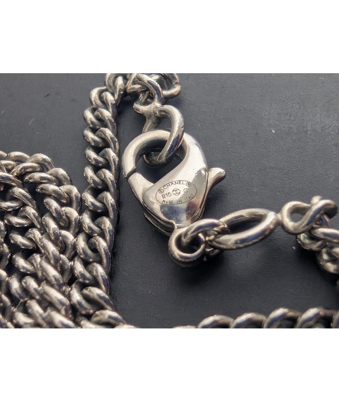 CHANEL Серебряная металлическая подвеска, фото 5