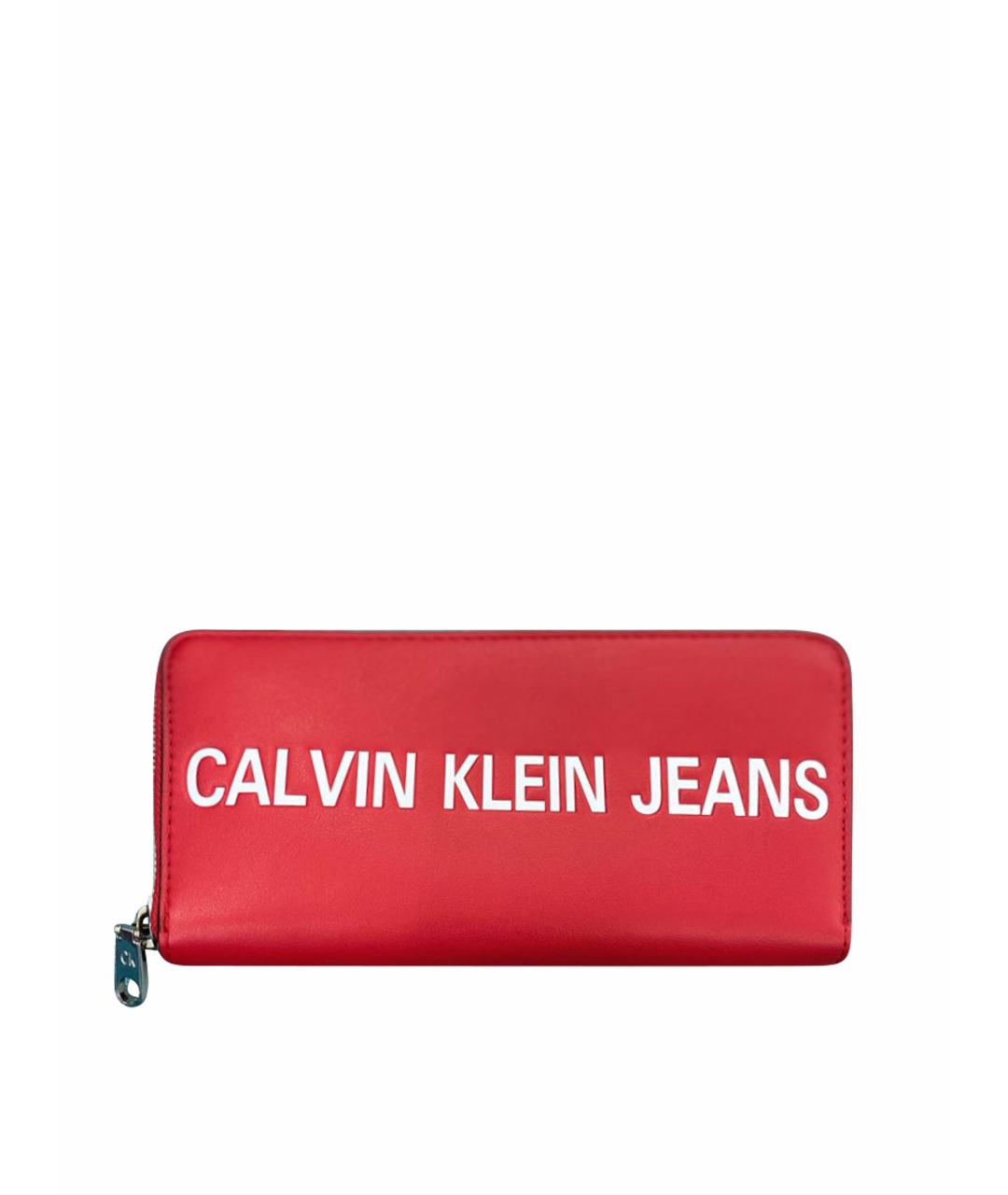 CALVIN KLEIN Красный кошелек, фото 1