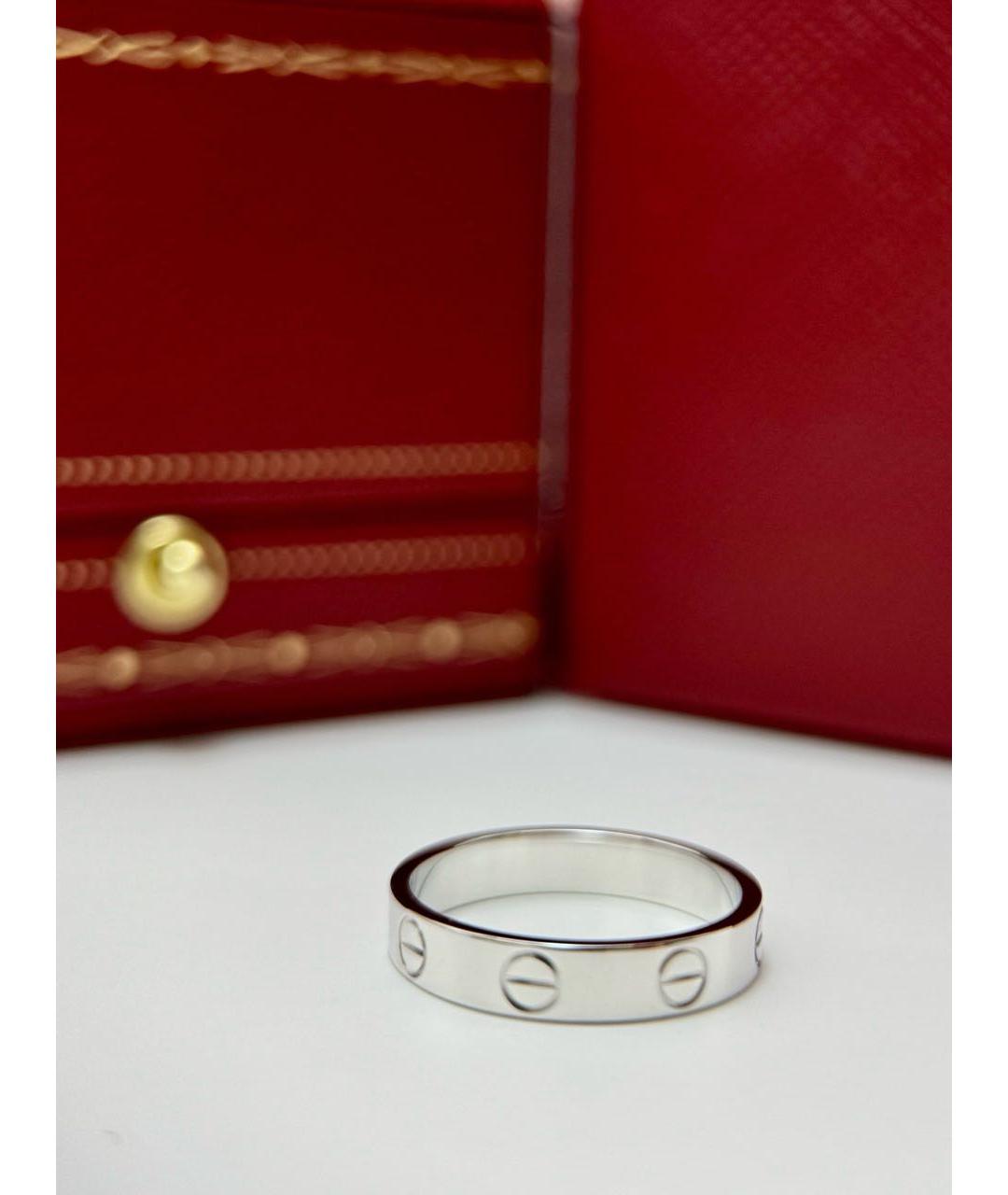 CARTIER Серебряное кольцо из белого золота, фото 4