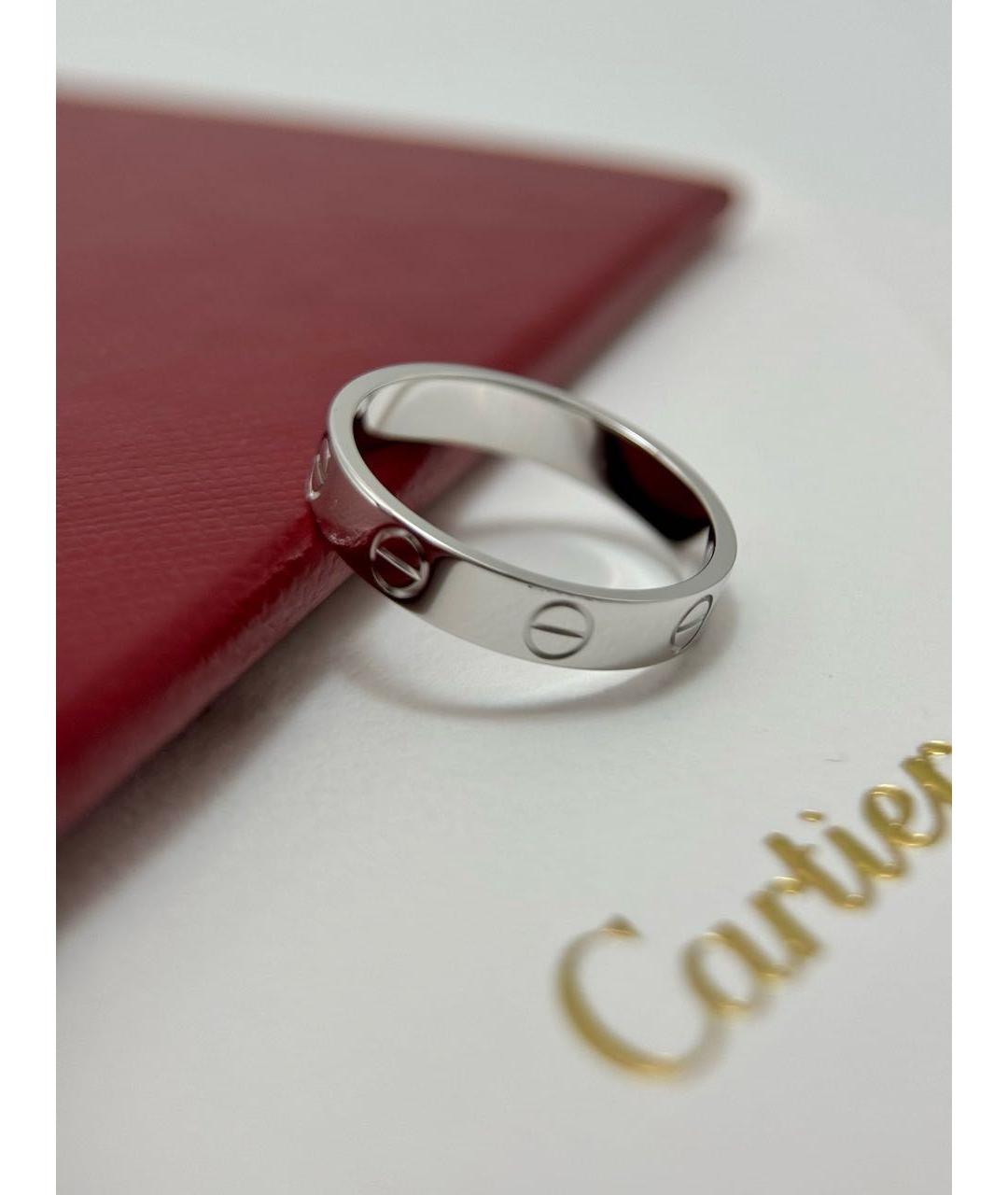 CARTIER Серебряное кольцо из белого золота, фото 2