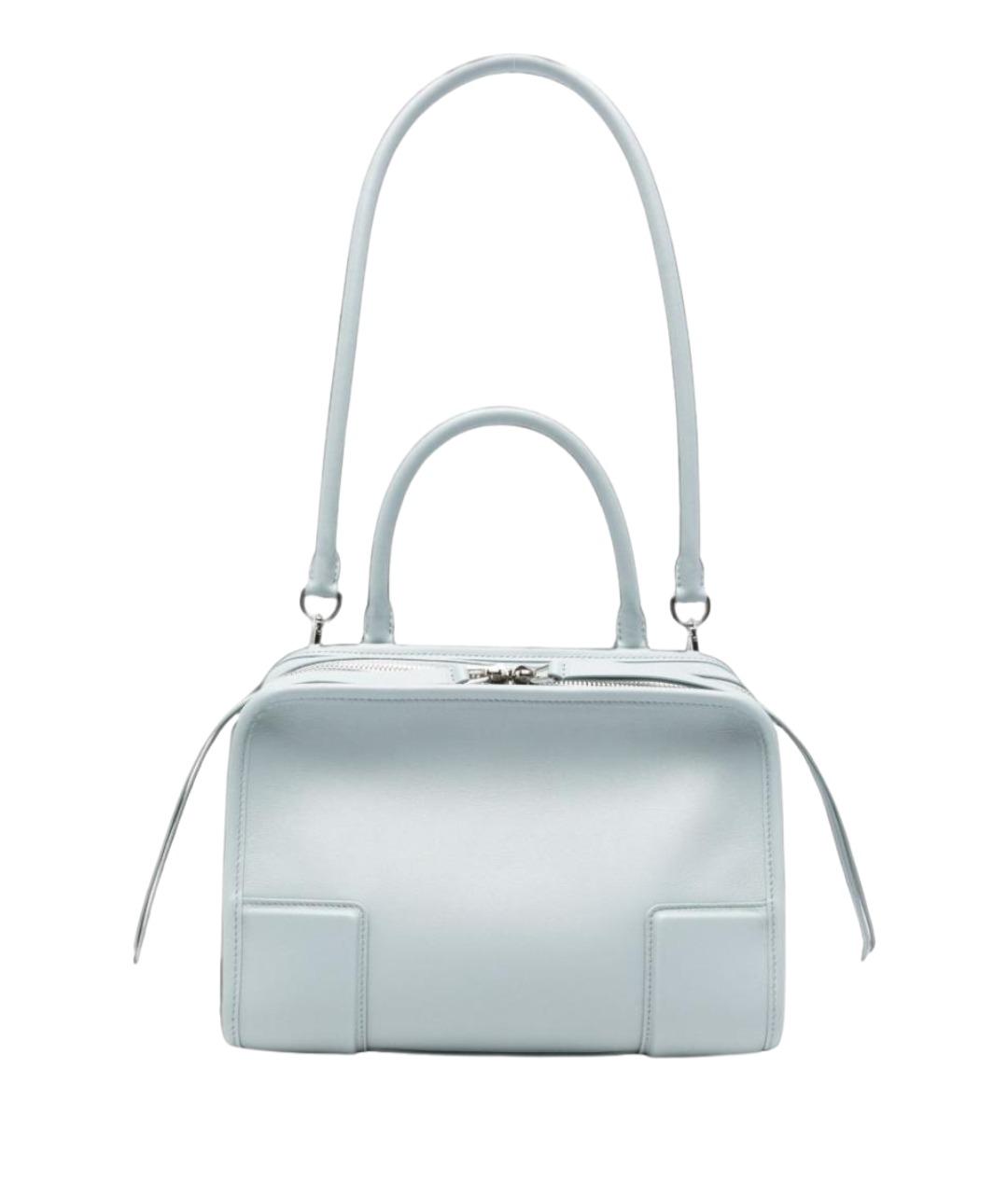LOEWE Серая кожаная сумка тоут, фото 1