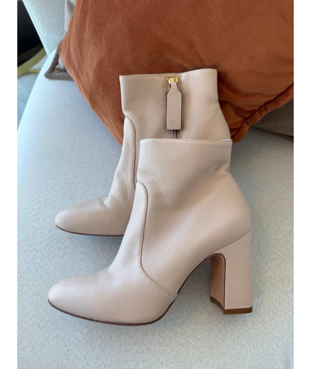 STUART WEITZMAN Белые ботинки, фото 7