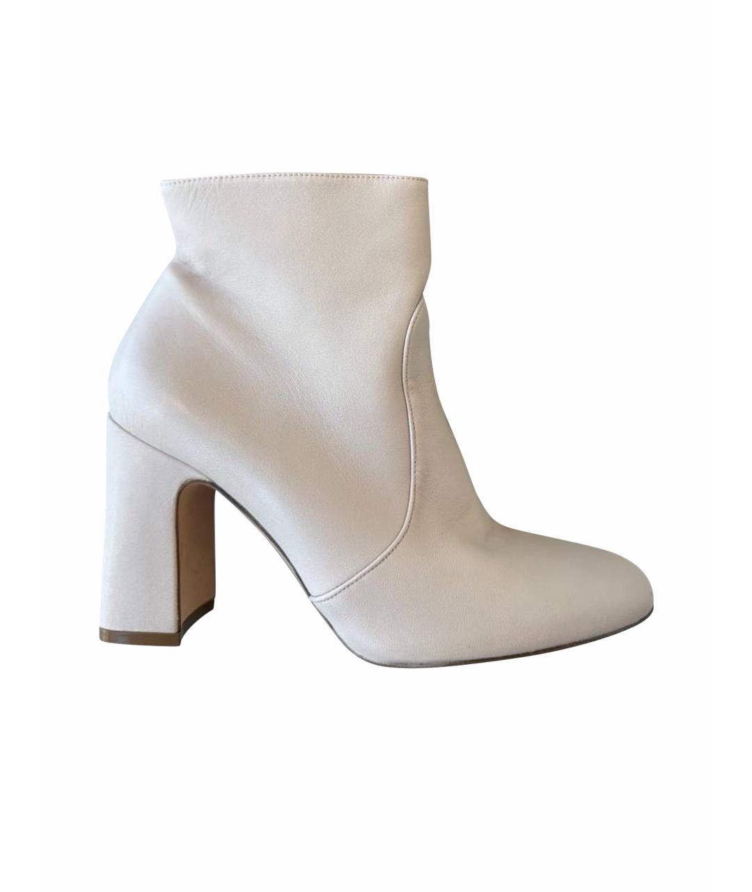 STUART WEITZMAN Белые ботинки, фото 1