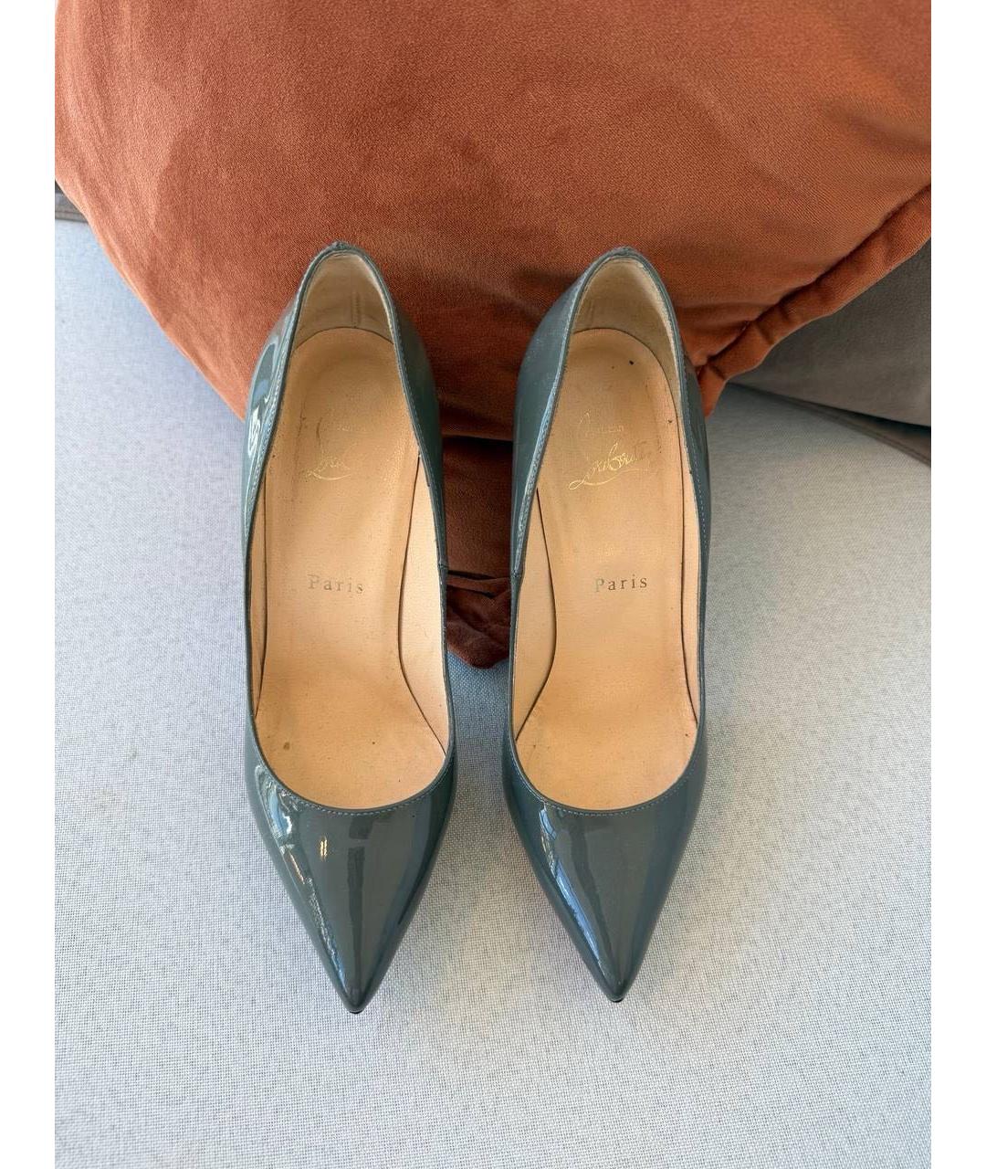 CHRISTIAN LOUBOUTIN Серые туфли, фото 2