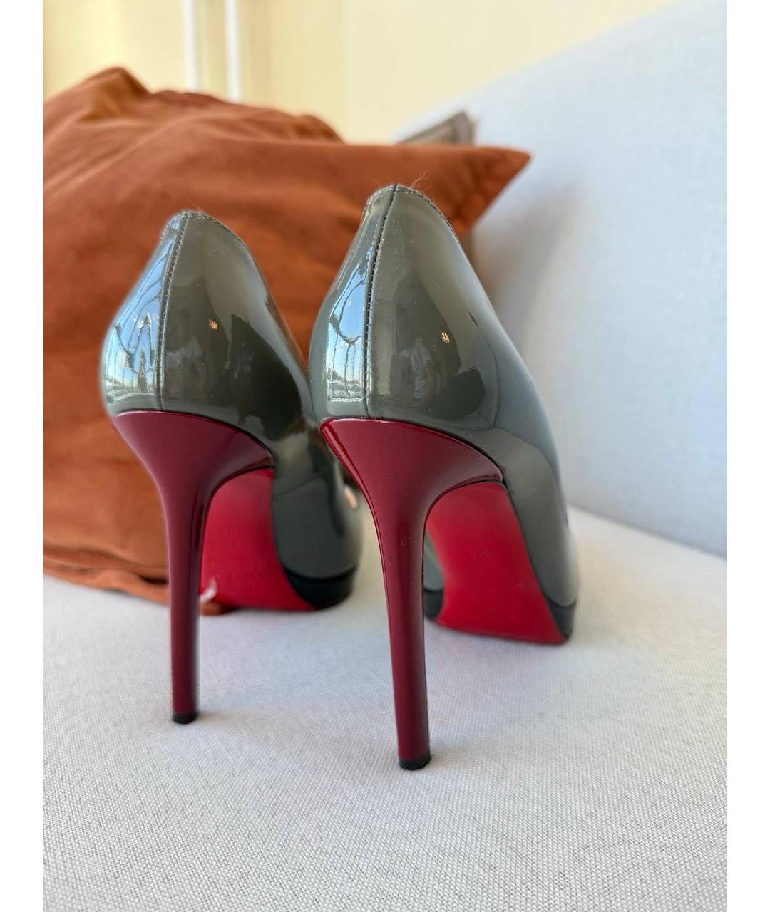 CHRISTIAN LOUBOUTIN Серые туфли, фото 3
