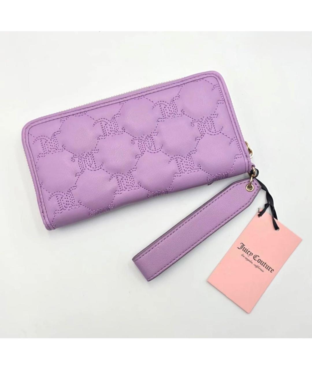 JUICY COUTURE Фиолетовый кошелек, фото 2