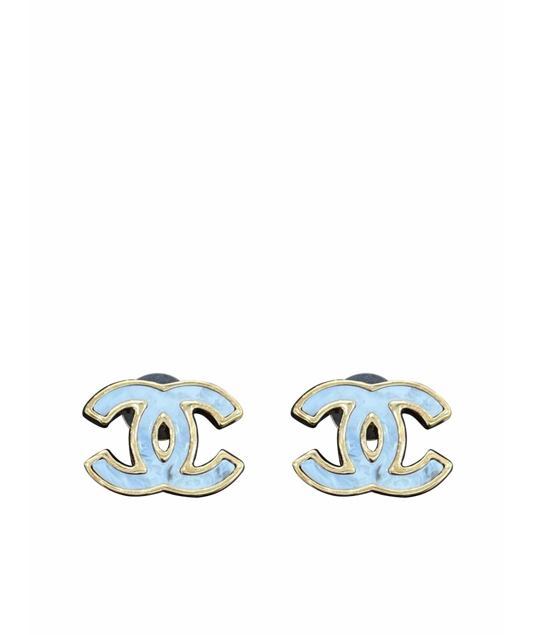CHANEL Золотые серьги, фото 1