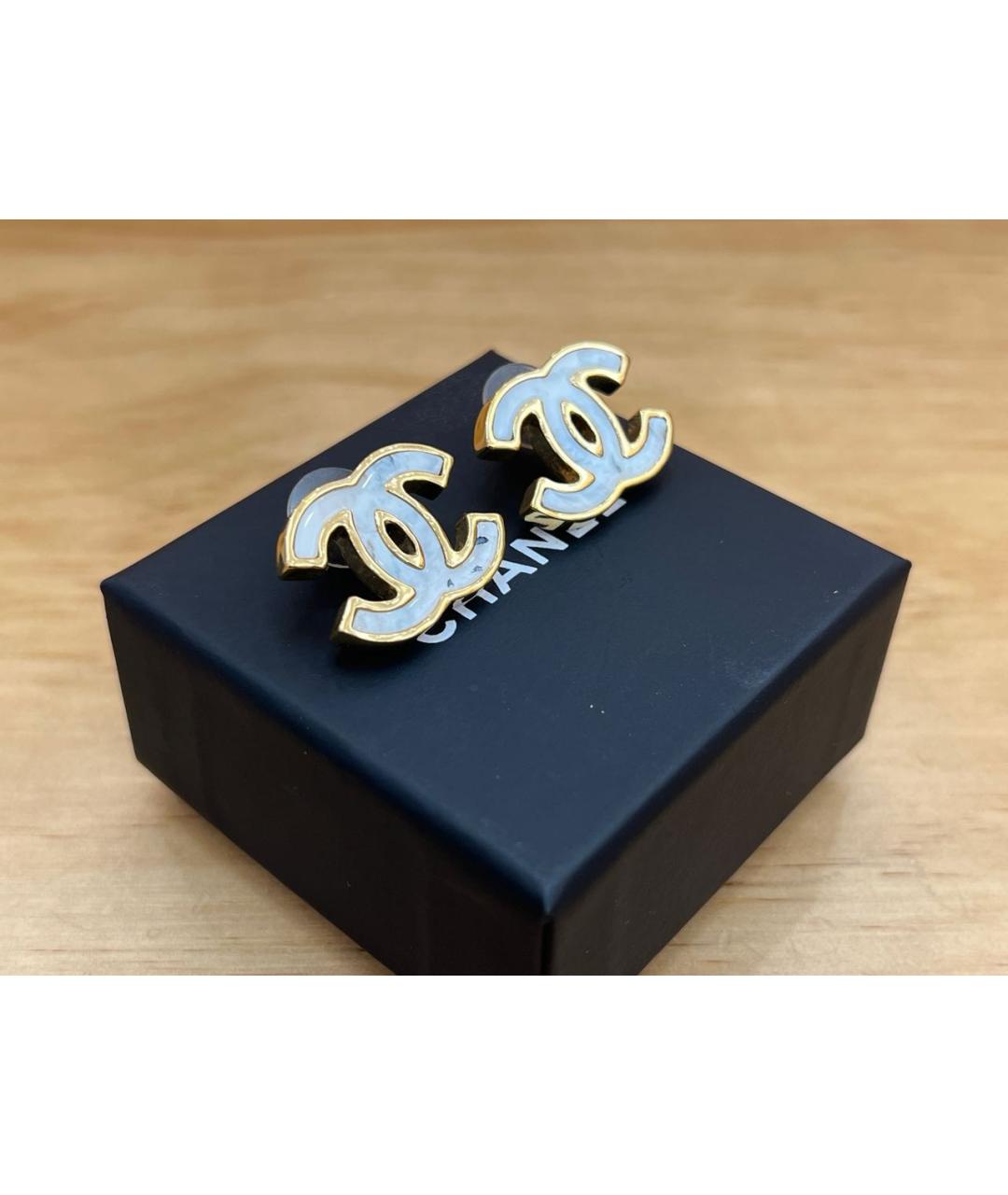 CHANEL Золотые серьги, фото 2