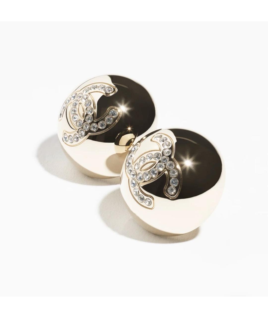 CHANEL Золотые серьги, фото 2