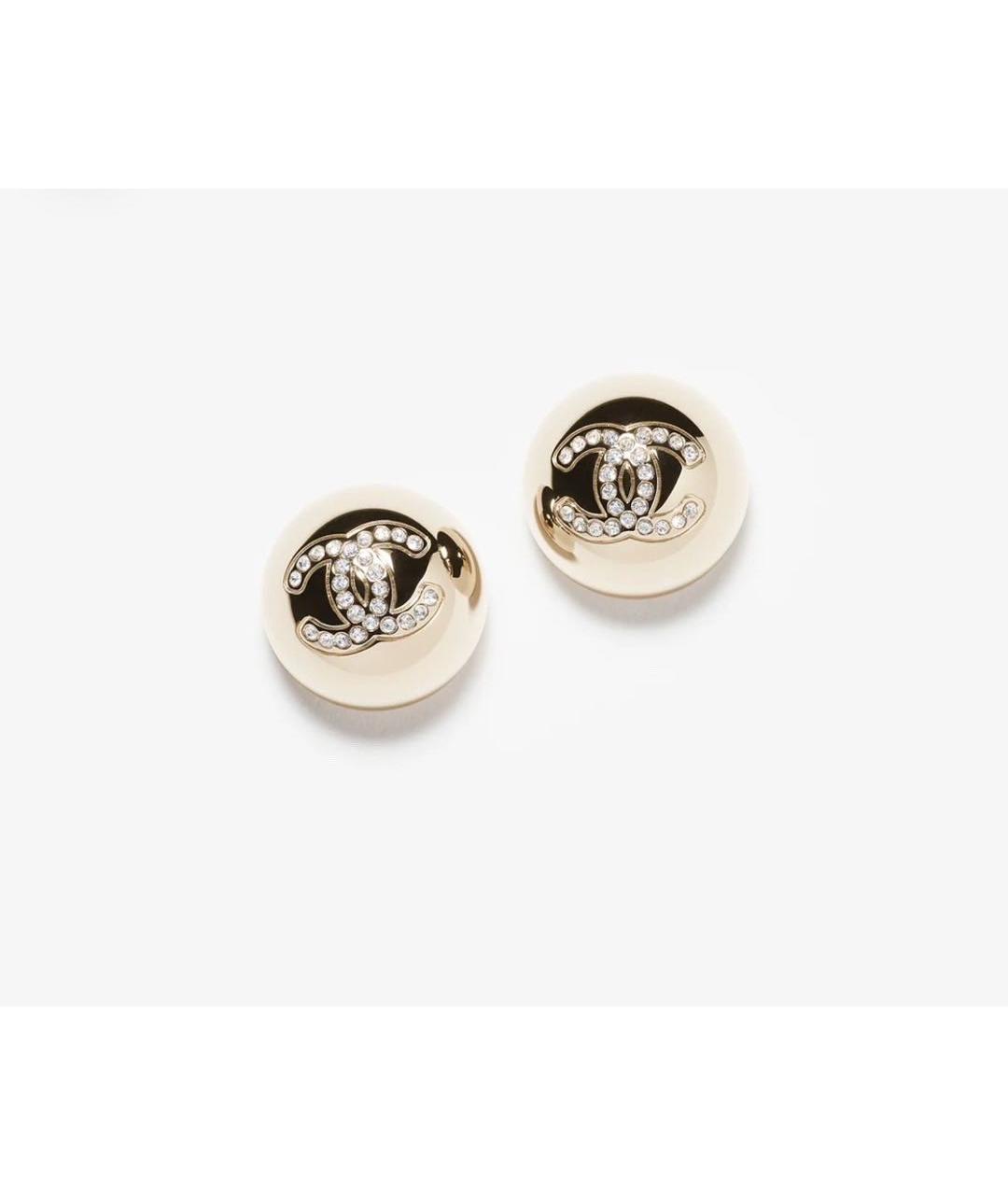 CHANEL Золотые серьги, фото 6