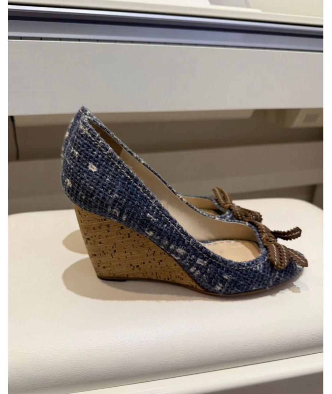 PRADA Синие туфли, фото 5