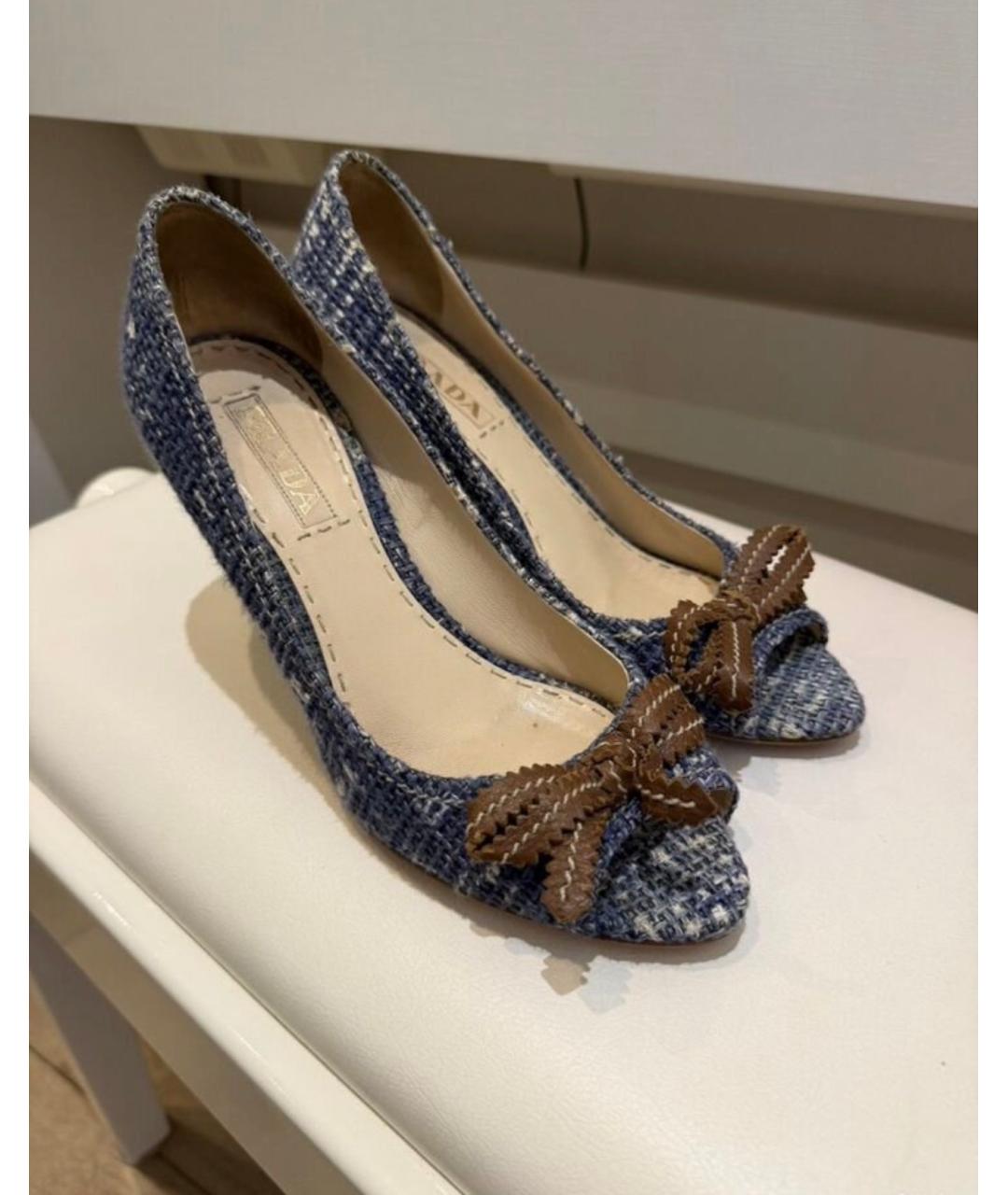 PRADA Синие туфли, фото 2