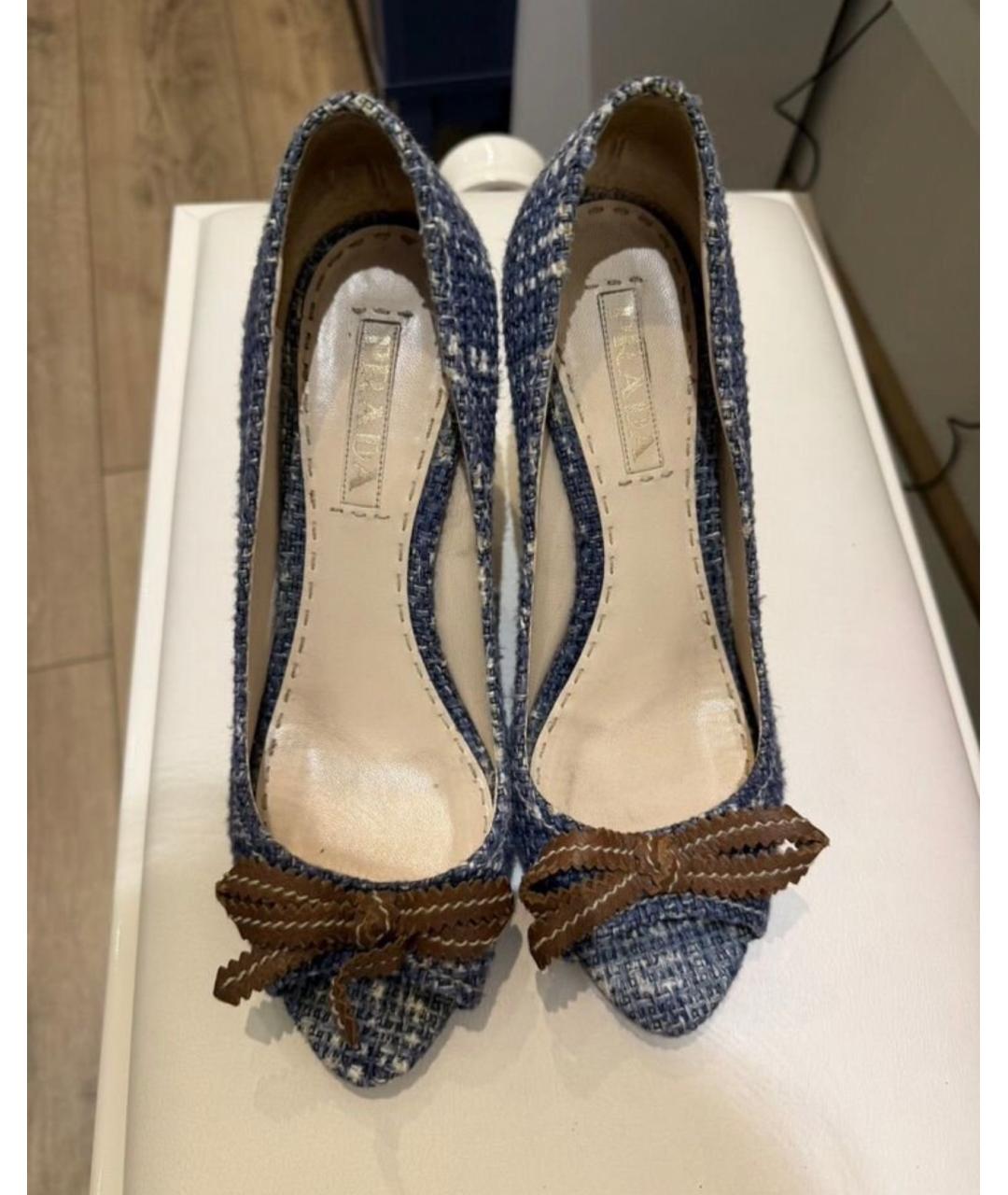 PRADA Синие туфли, фото 3