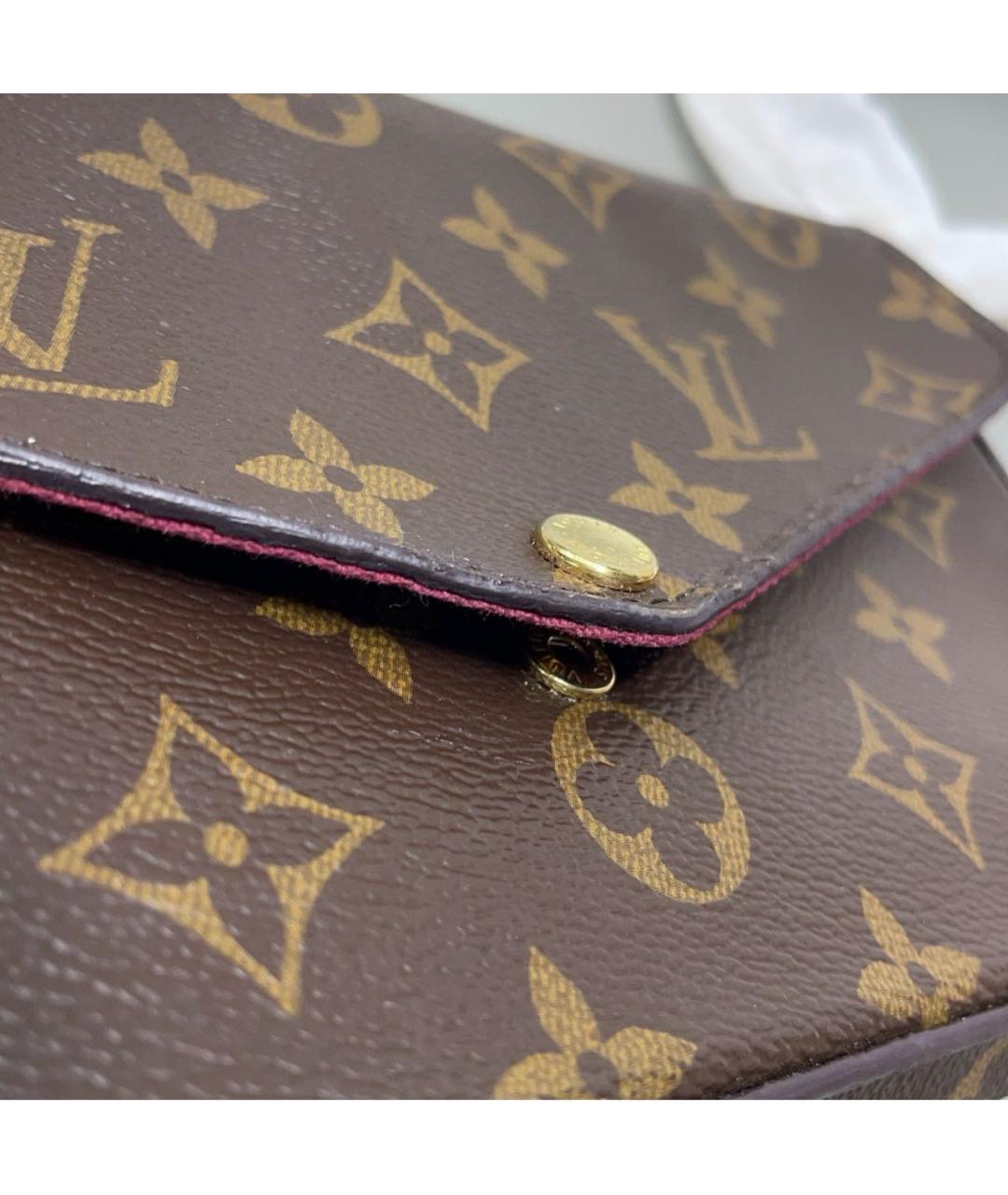 LOUIS VUITTON Коричневая сумка через плечо из канвы, фото 5