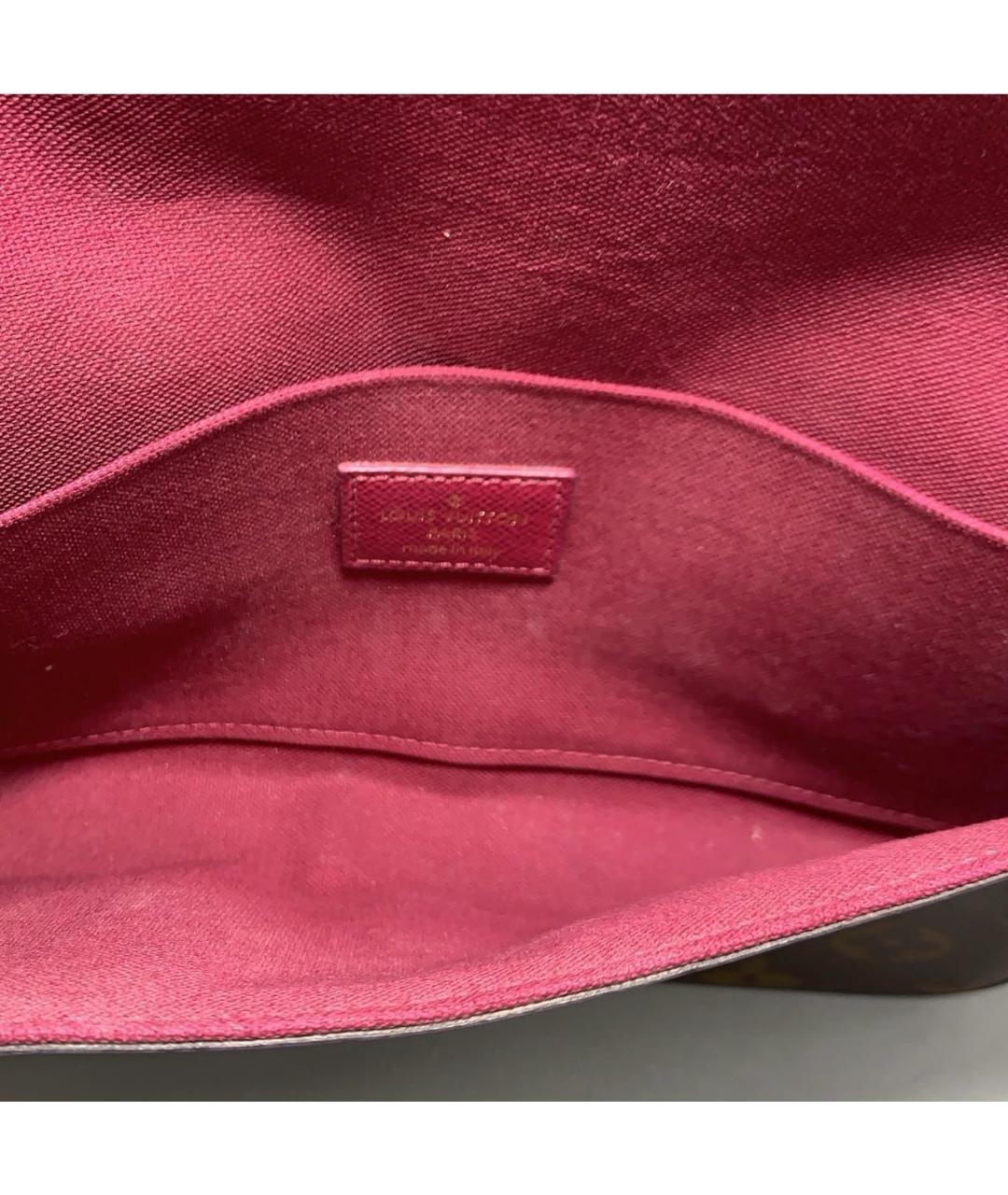 LOUIS VUITTON Коричневая сумка через плечо из канвы, фото 7