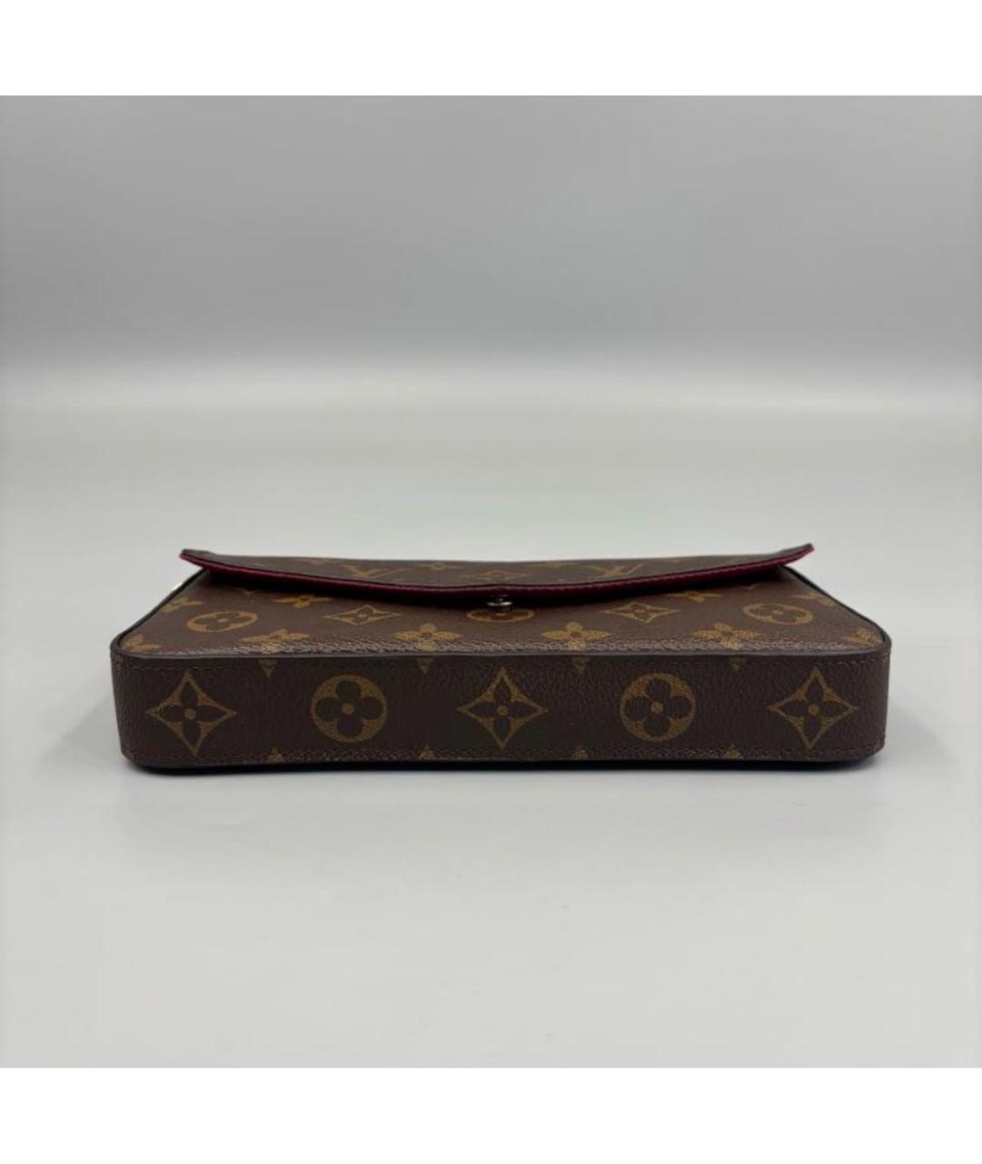 LOUIS VUITTON Коричневая сумка через плечо из канвы, фото 4