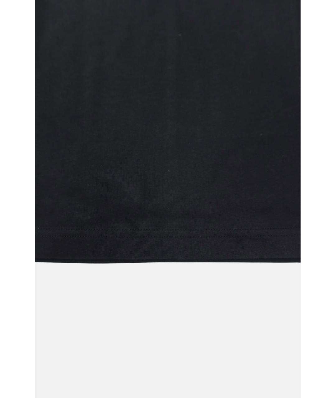 A.P.C. Черная хлопковая футболка, фото 2